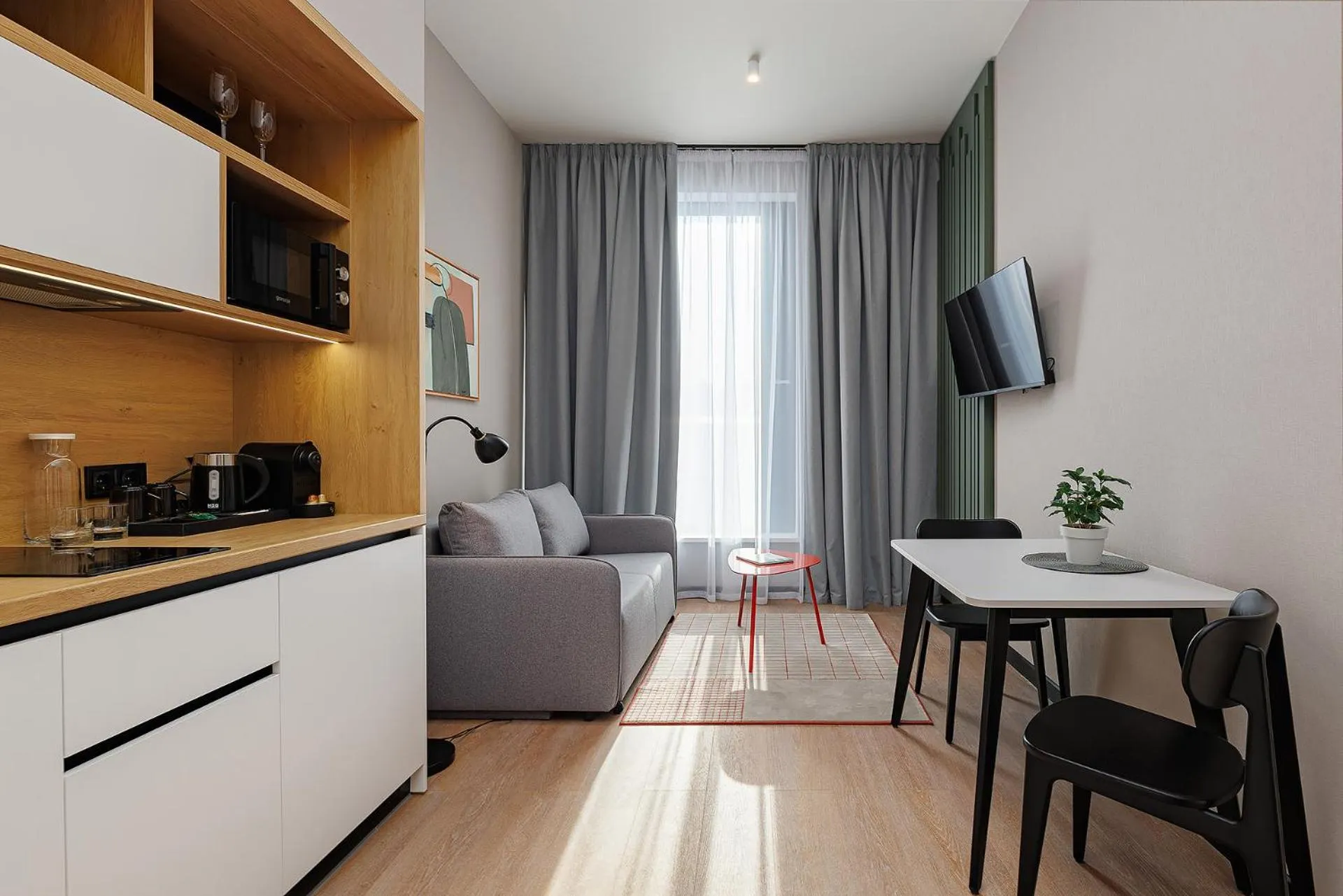 Communal lounge/ TV room in TULIP Residences Lviv