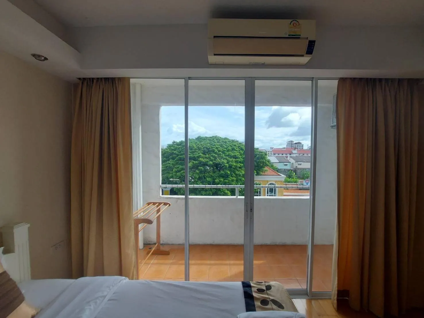 View (from property/room), Bed in Grandsmile Wellness Resort