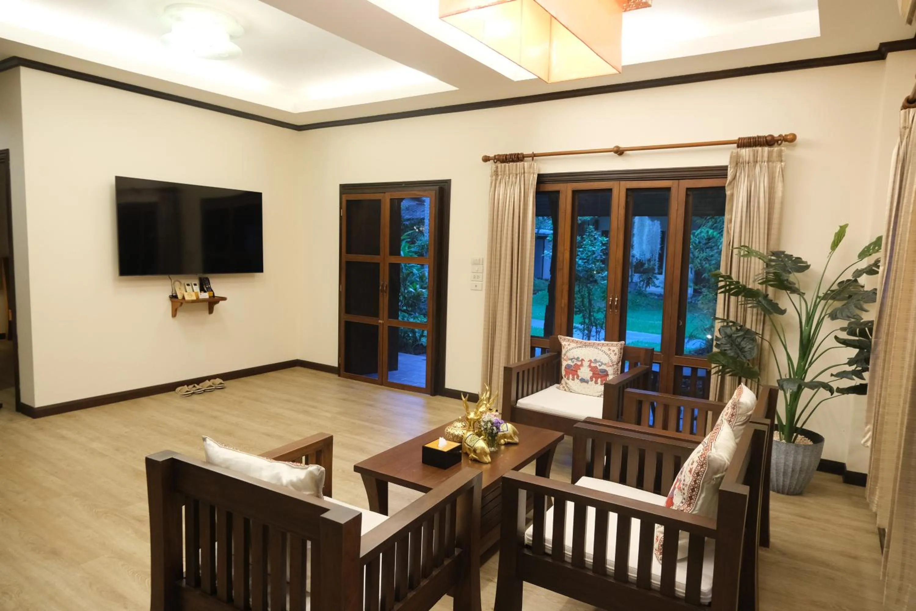 Seating area in Vimarn Kaew Village and Resort