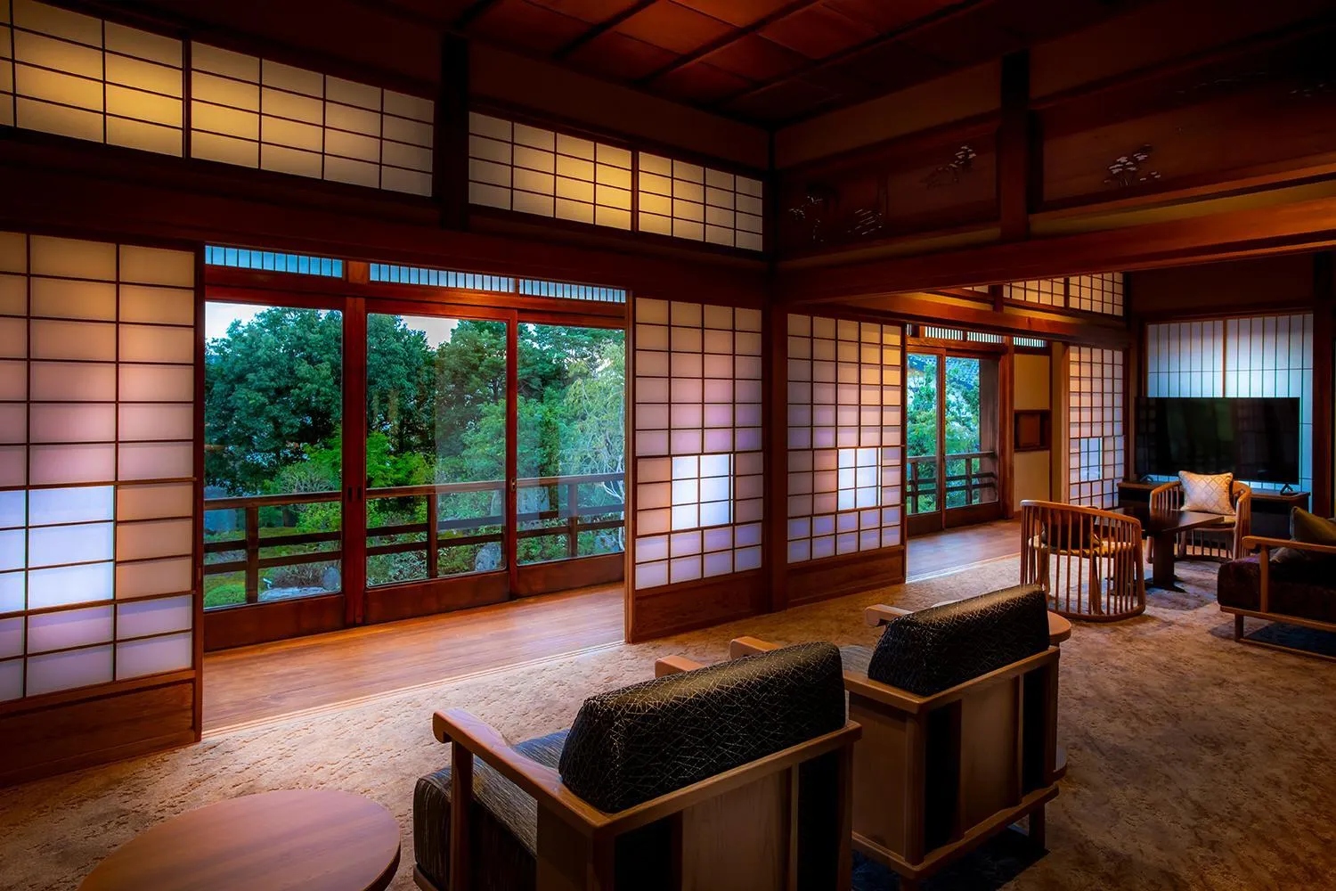 Living room in Hotel Utano Kyoto Besho