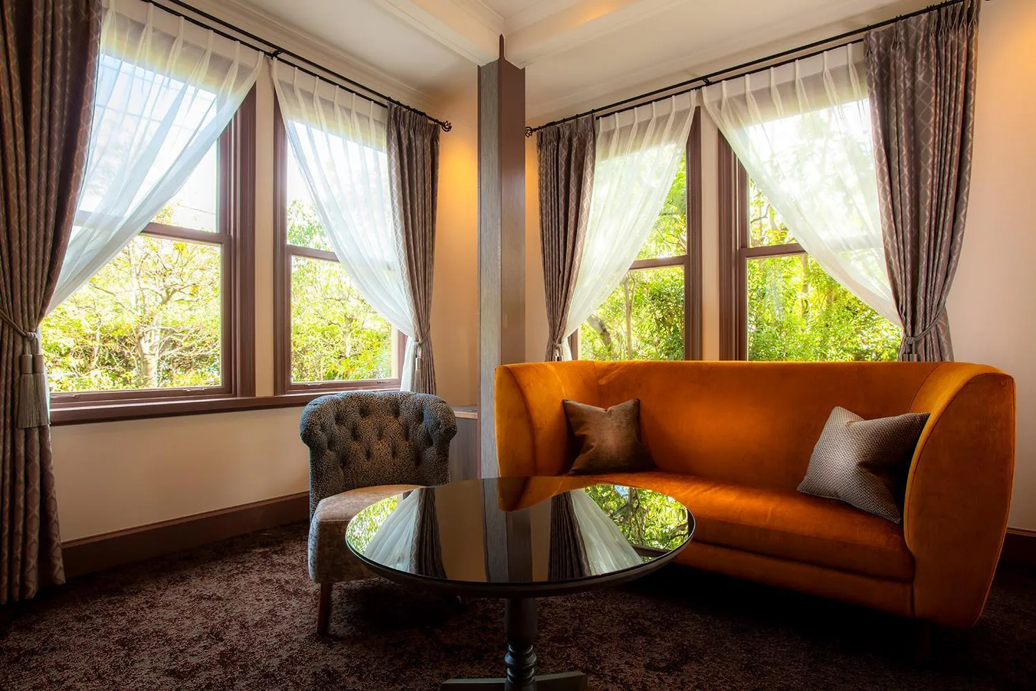 Seating area in Hotel Utano Kyoto Besho