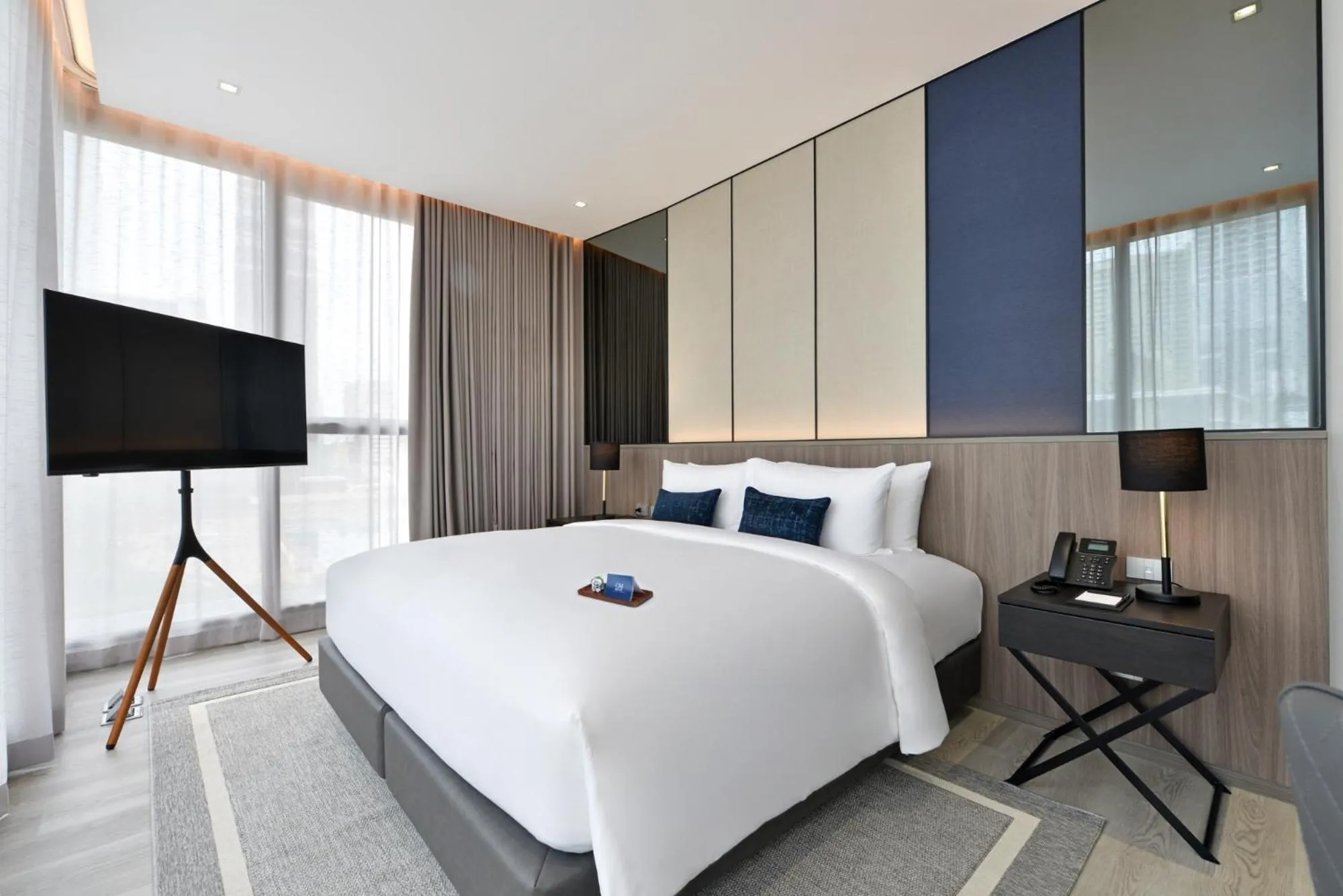Bed in GM Estate Hotel and Executive Apartments, Bangkok Sukhumvit 20