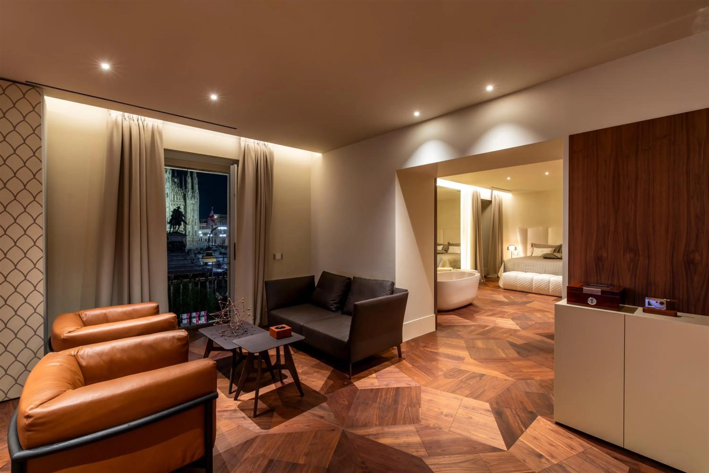 Living room in AF Duomo - Milano Luxury Suites