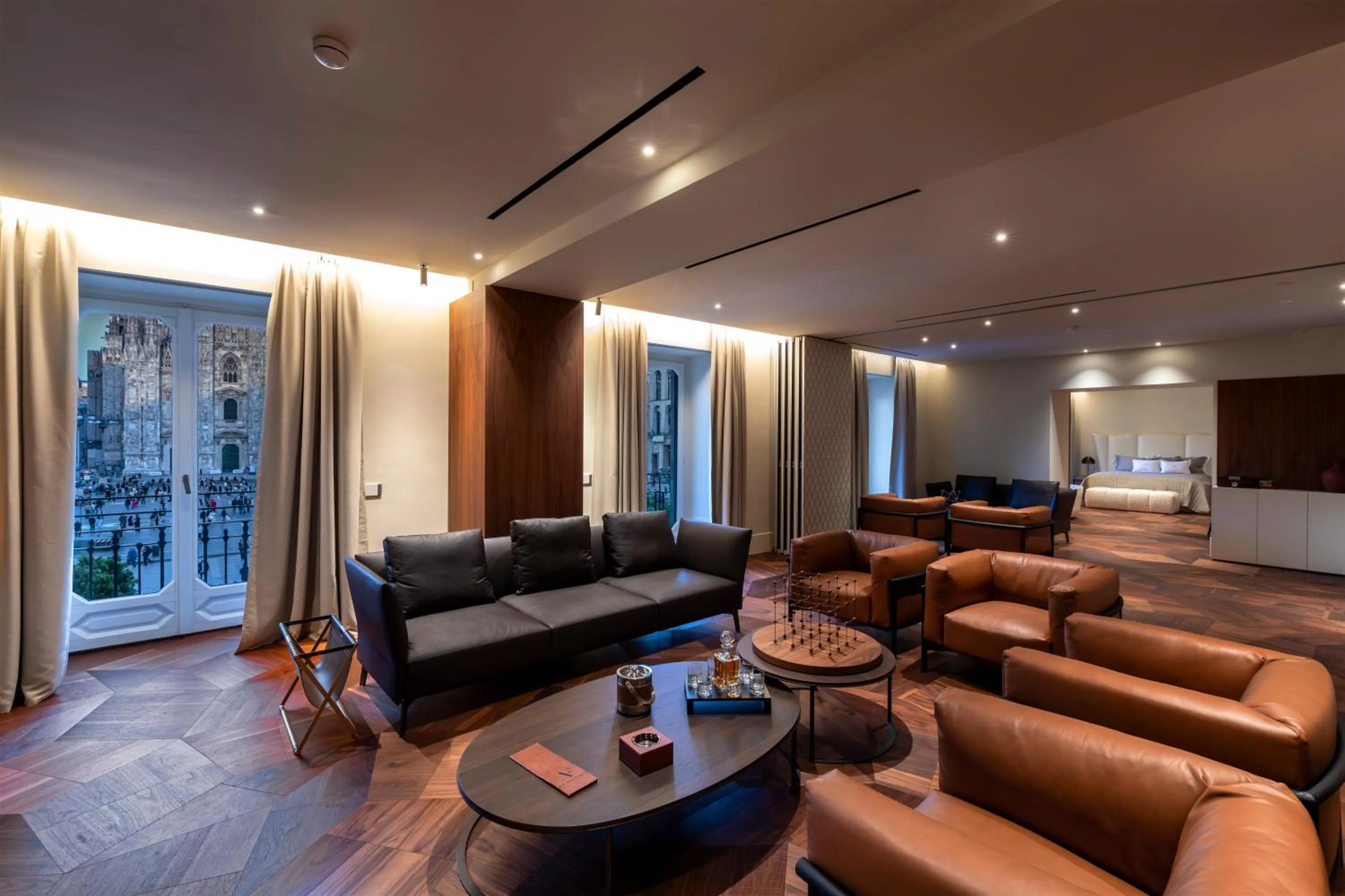 Seating area in AF Duomo - Milano Luxury Suites