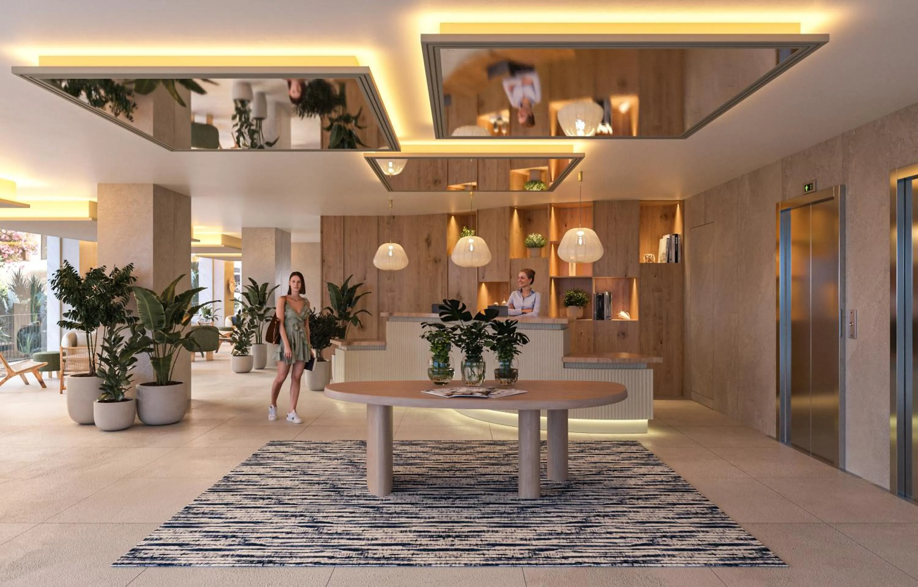 Lobby or reception in The Editory Ocean Way Funchal