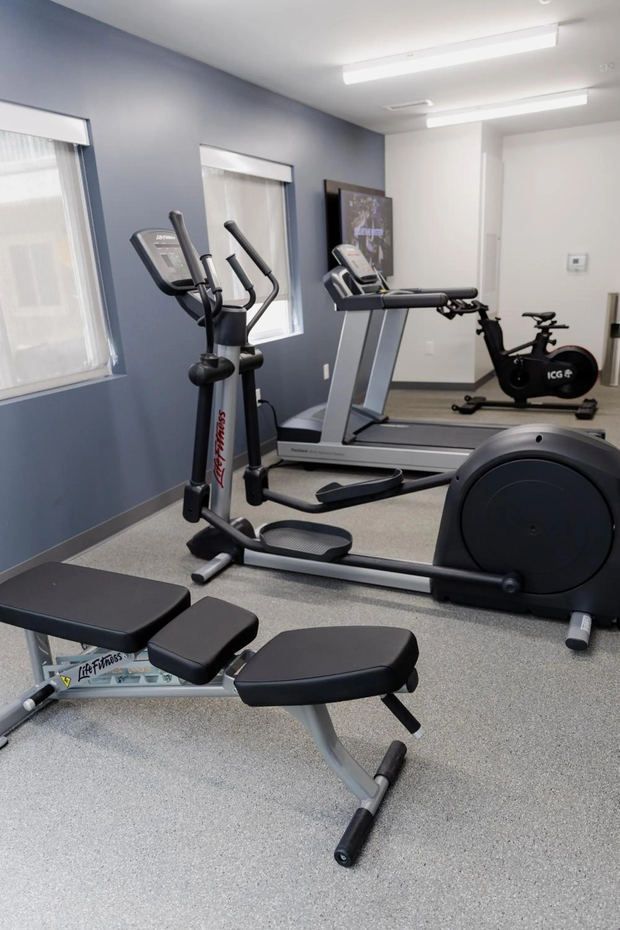 Fitness centre/facilities in stayAPT Suites Lebanon-Nashville Area