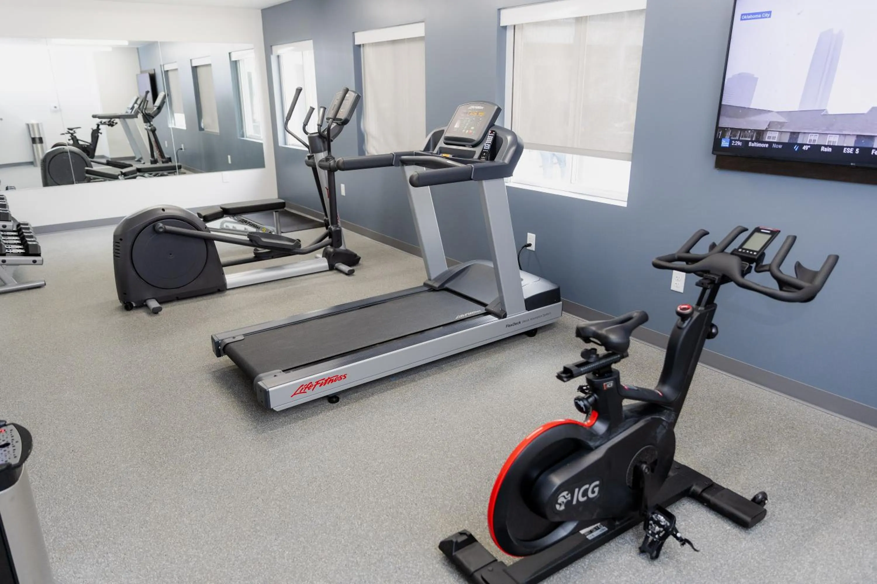 Fitness centre/facilities in stayAPT Suites Lebanon-Nashville Area