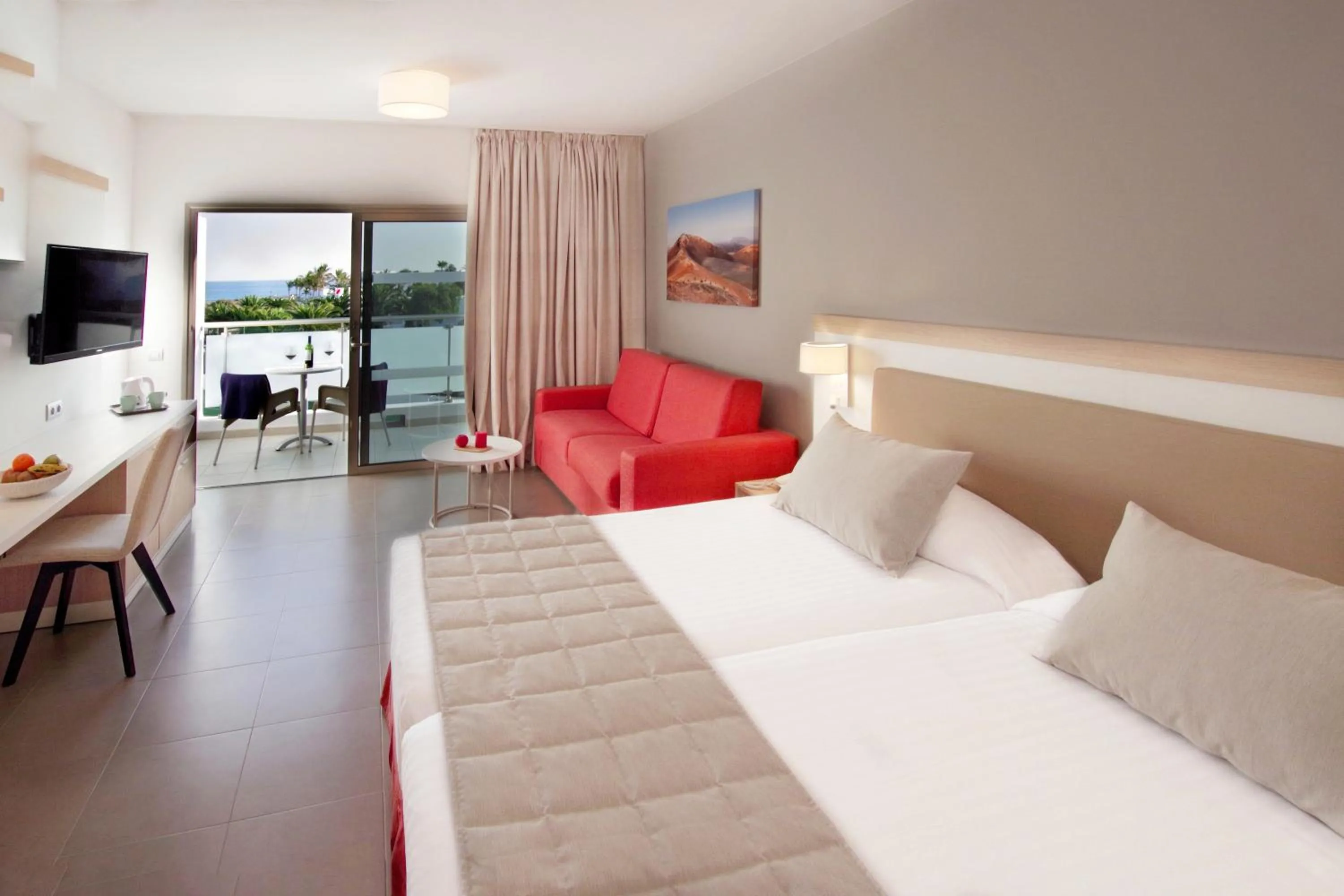 Bed in Hotel Lanzarote Village