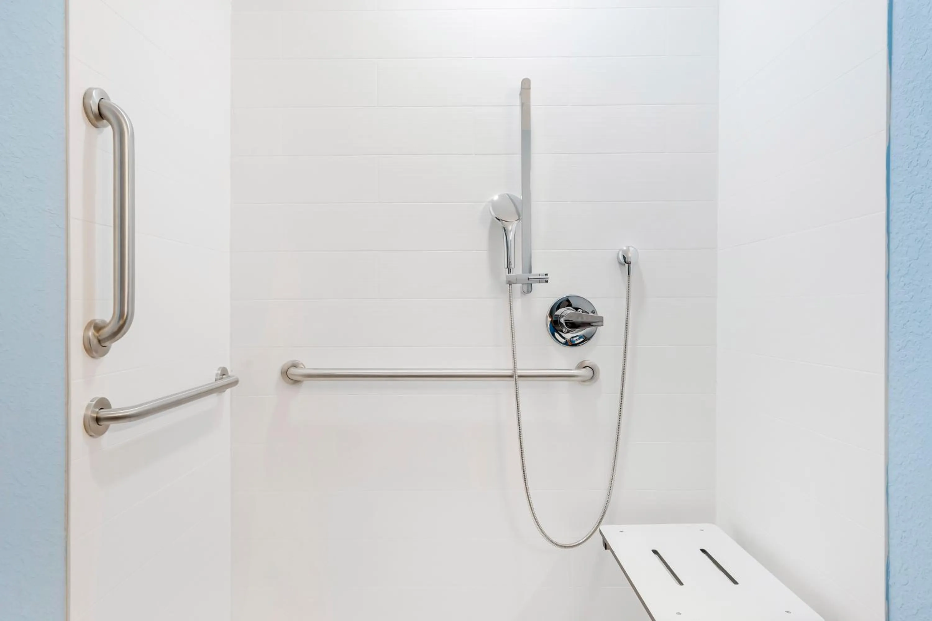 Bathroom in HomeTowne Studios by Red Roof Tampa - Airport