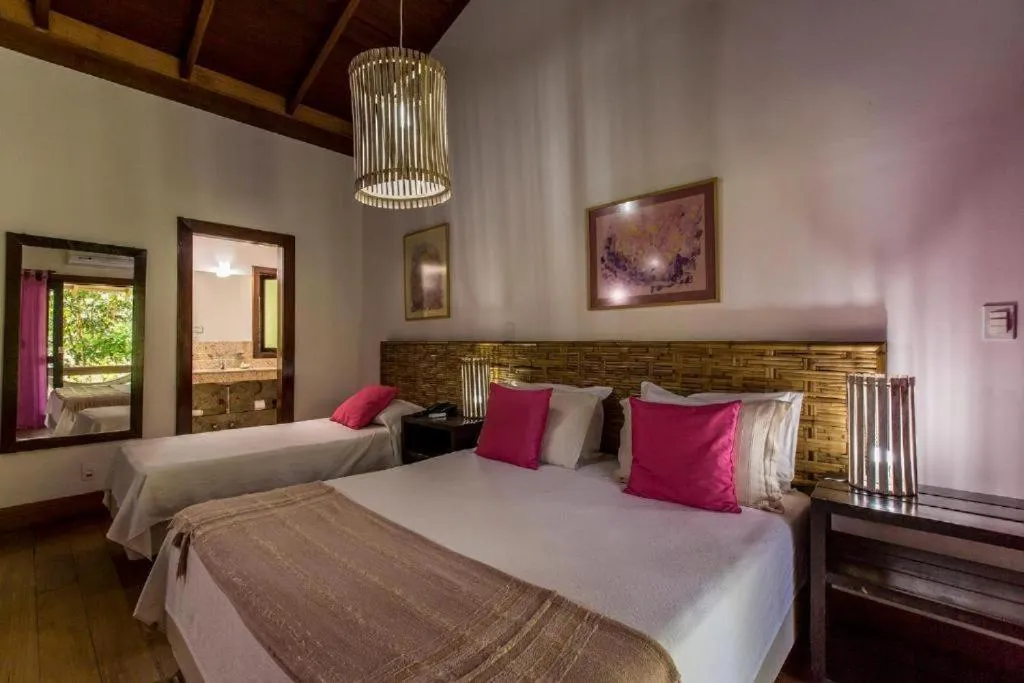 Bedroom, Bed in Hotel Colinas de Petropolis