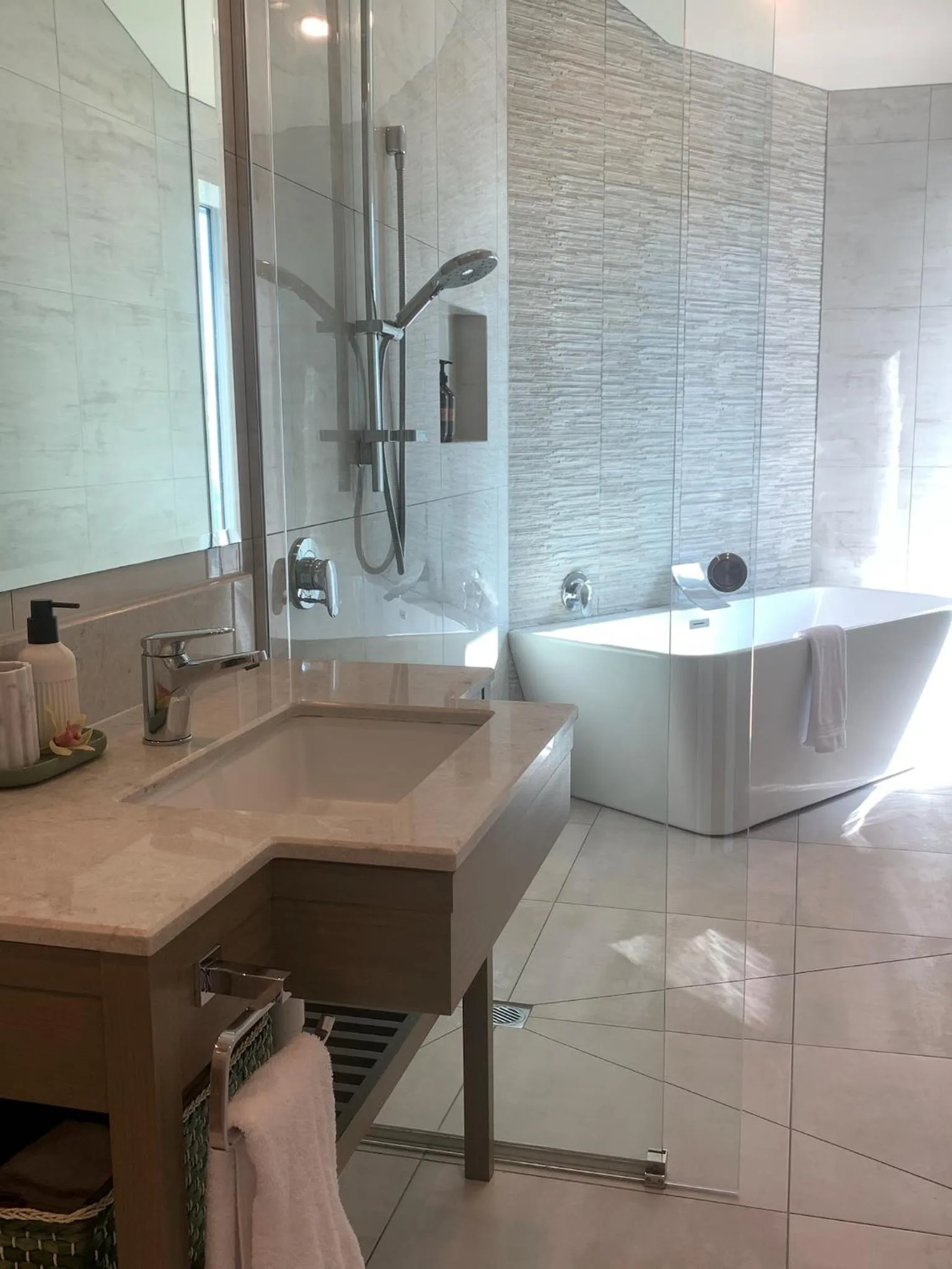 Bathroom in Te Whaanga Retreat & Spa