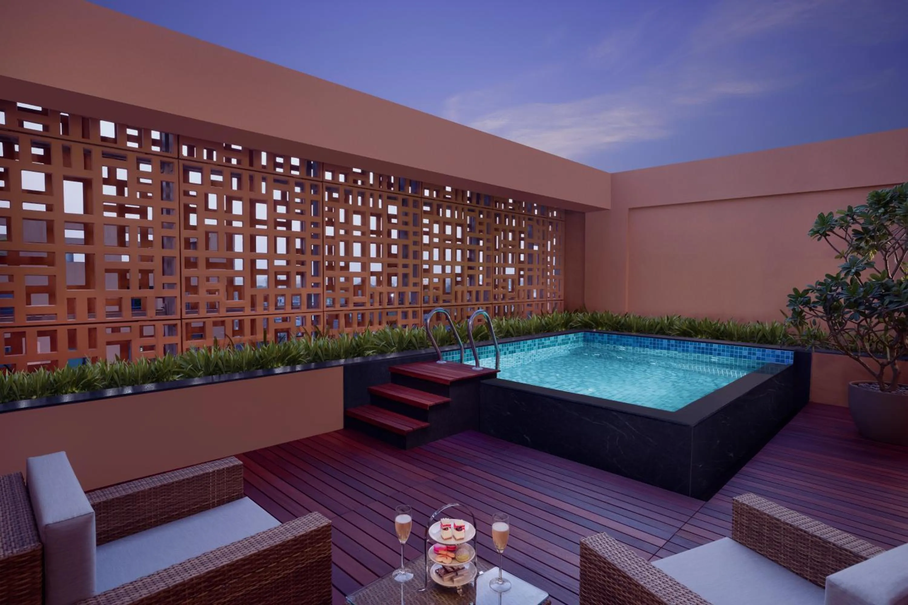 Pool view in Taj City Centre, Patna