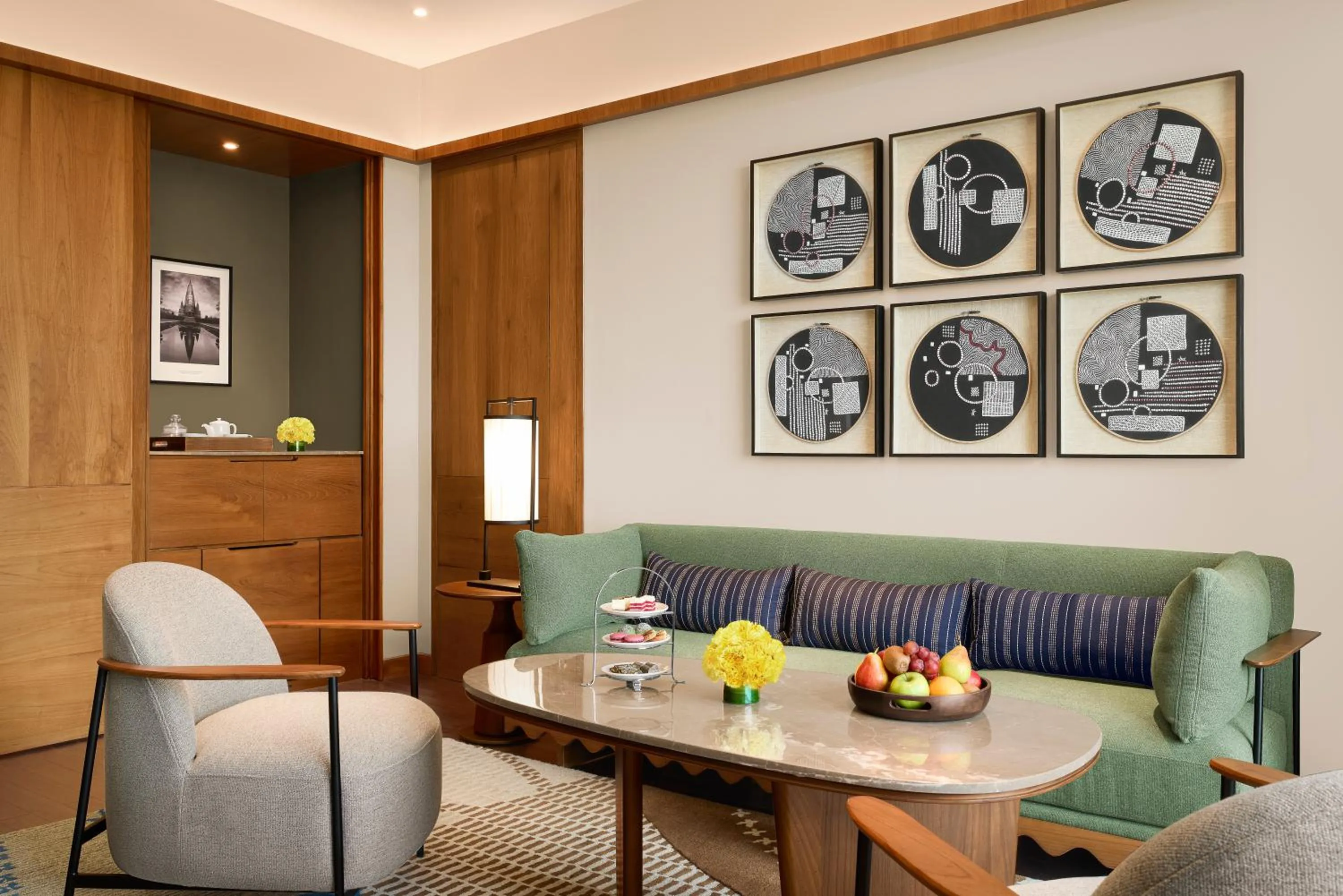 Living room in Taj City Centre, Patna