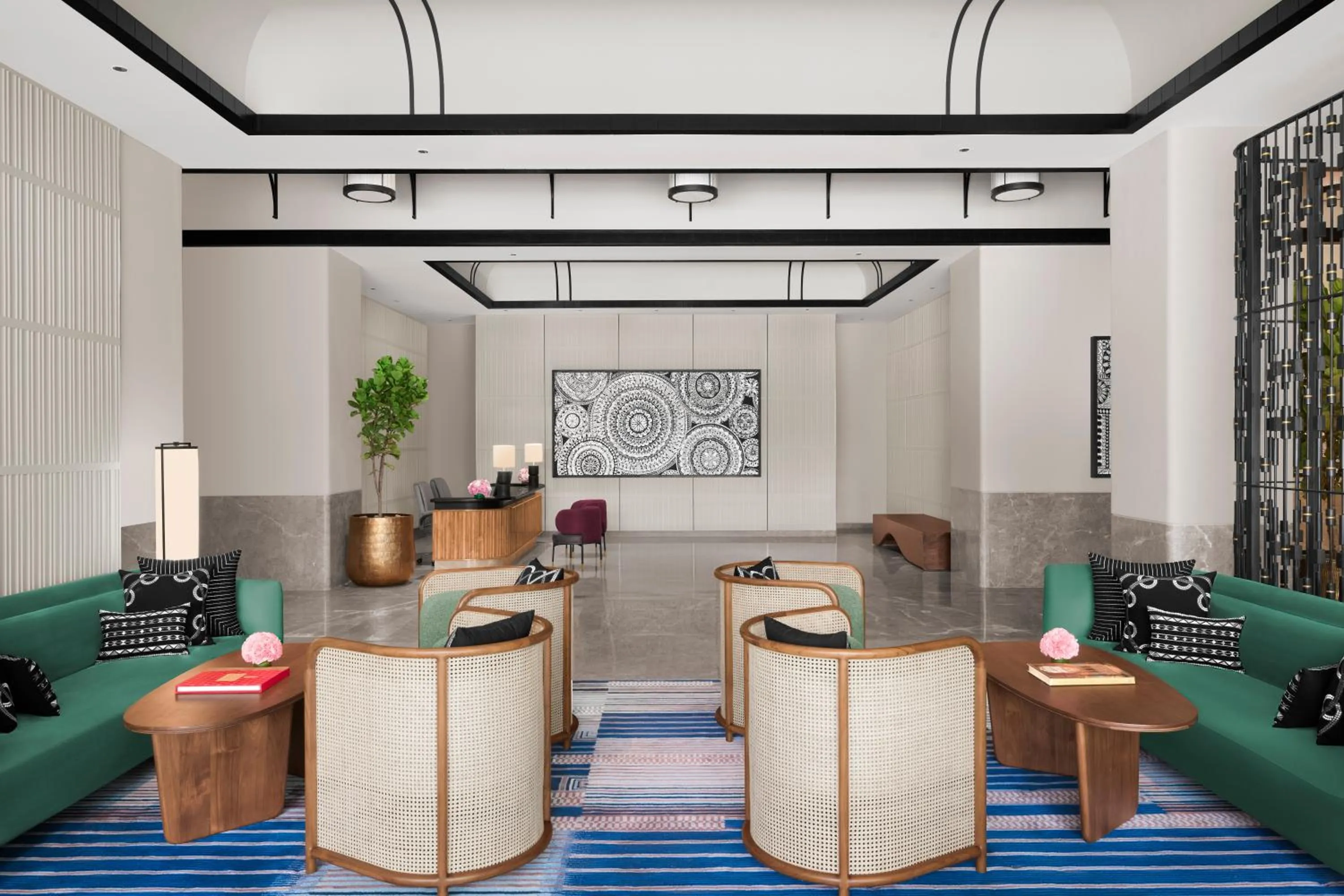 Living room in Taj City Centre, Patna