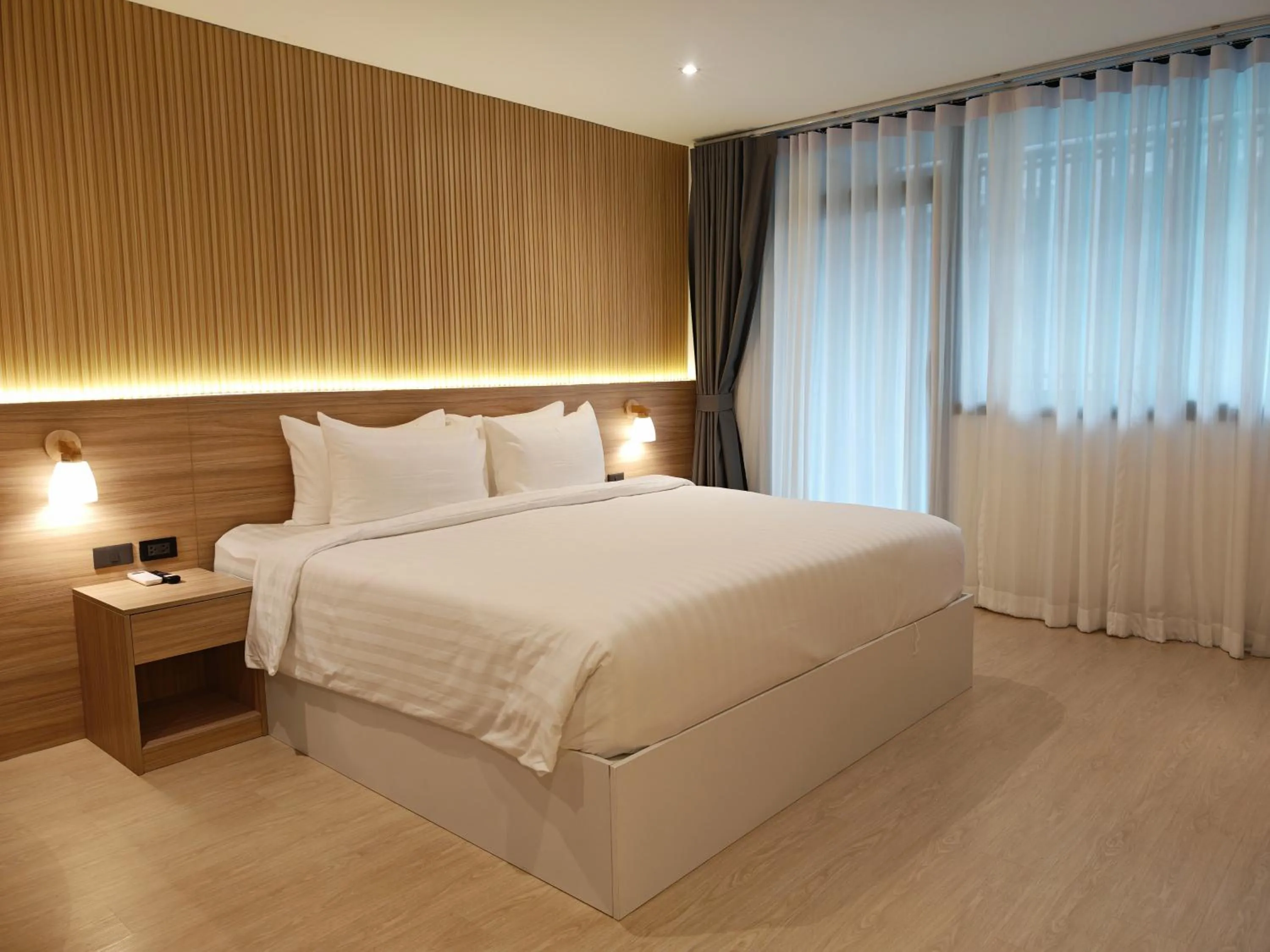 Bed in Winston Hotel