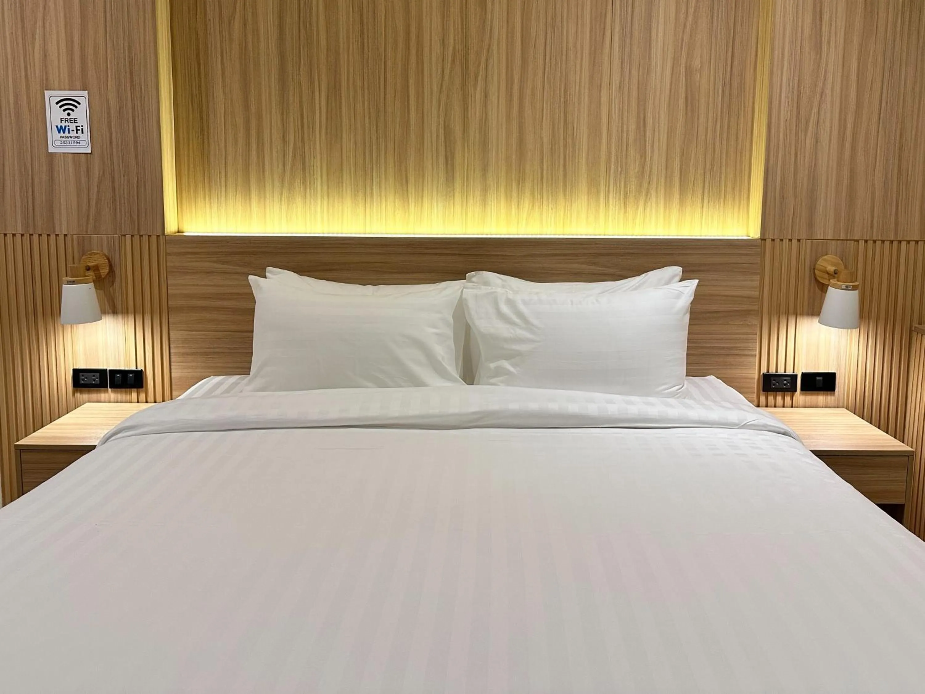 Bed in Winston Hotel