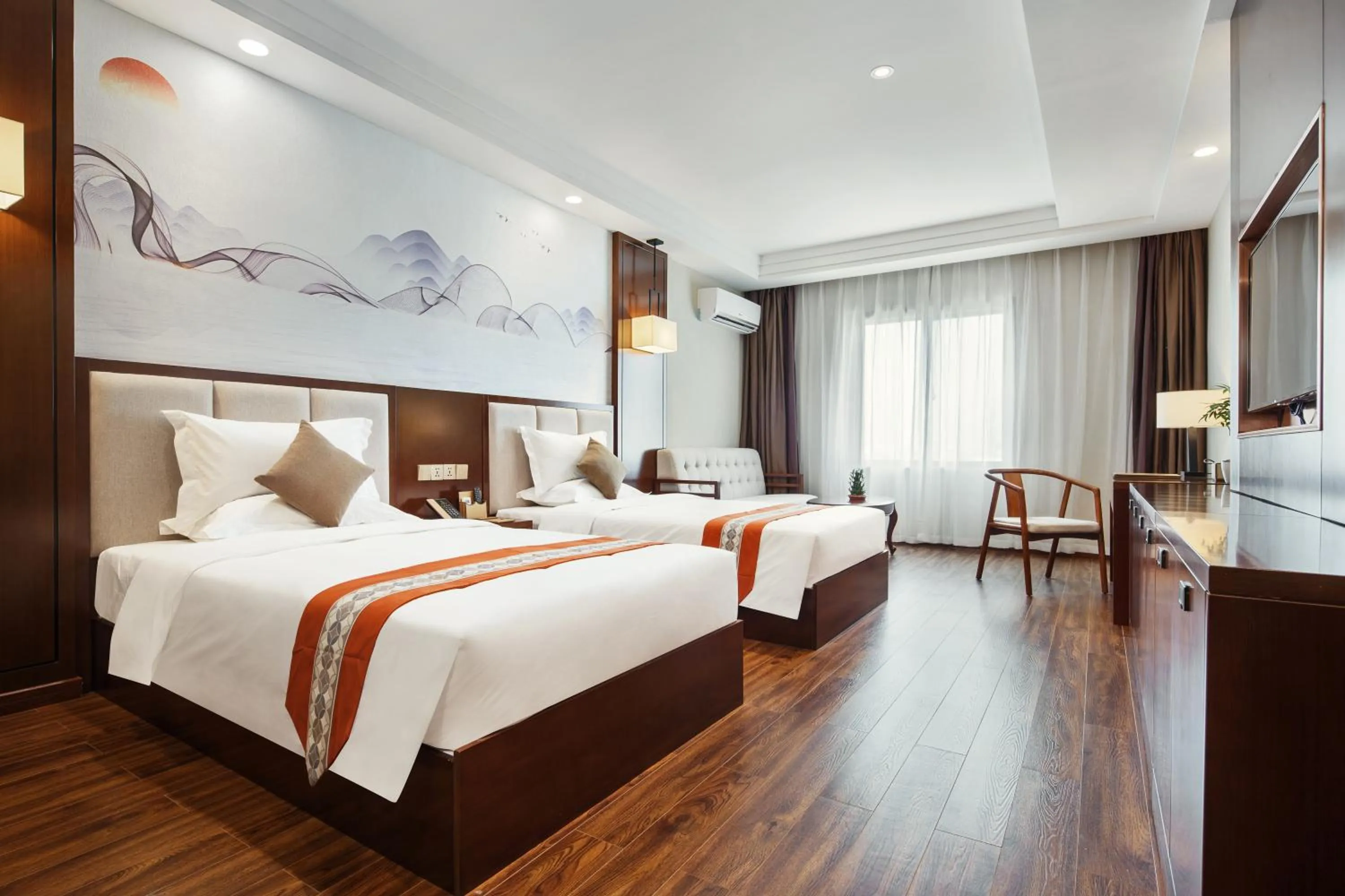 Bed in Rose Garden International Hotel