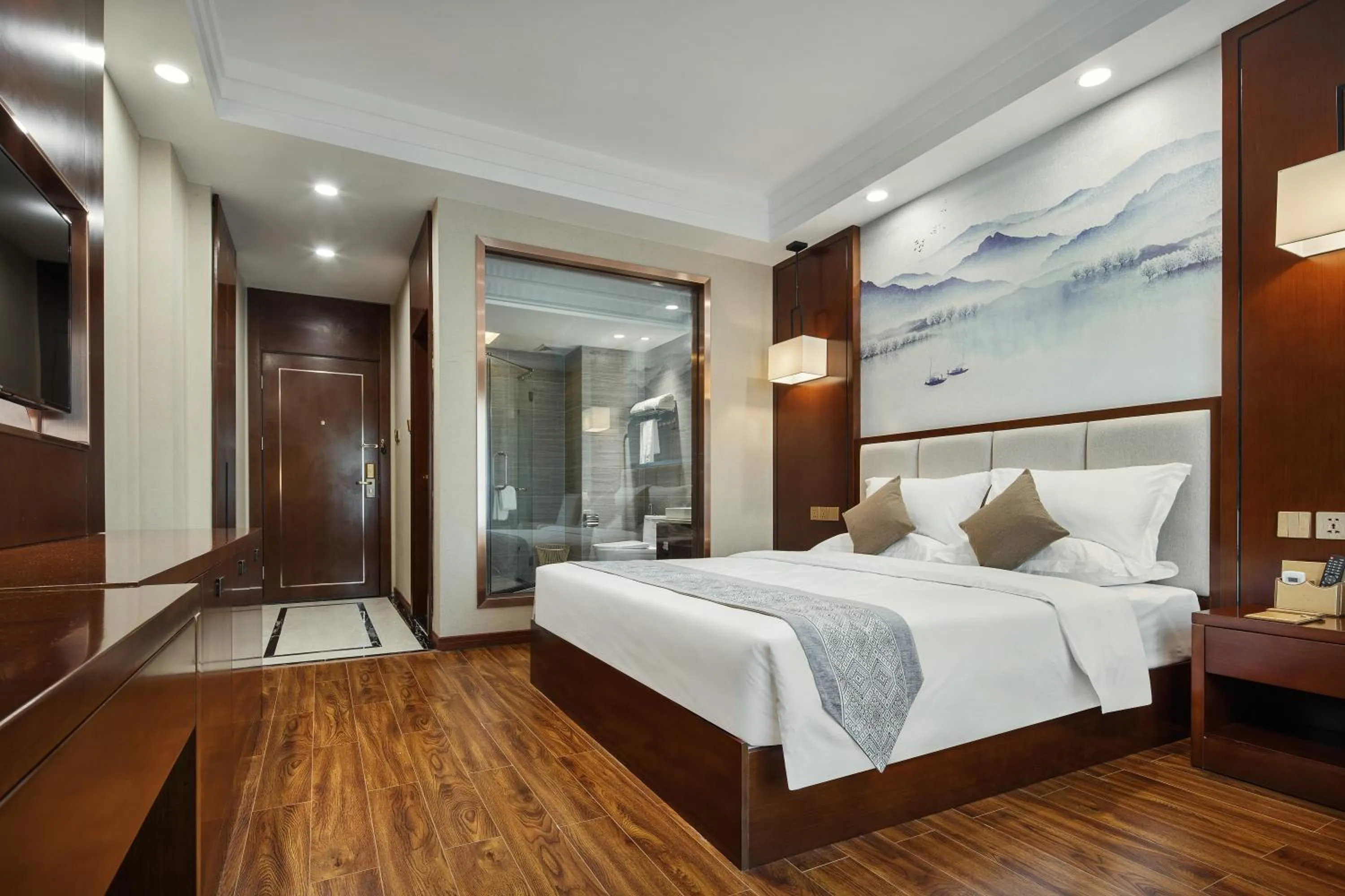 Bed in Rose Garden International Hotel