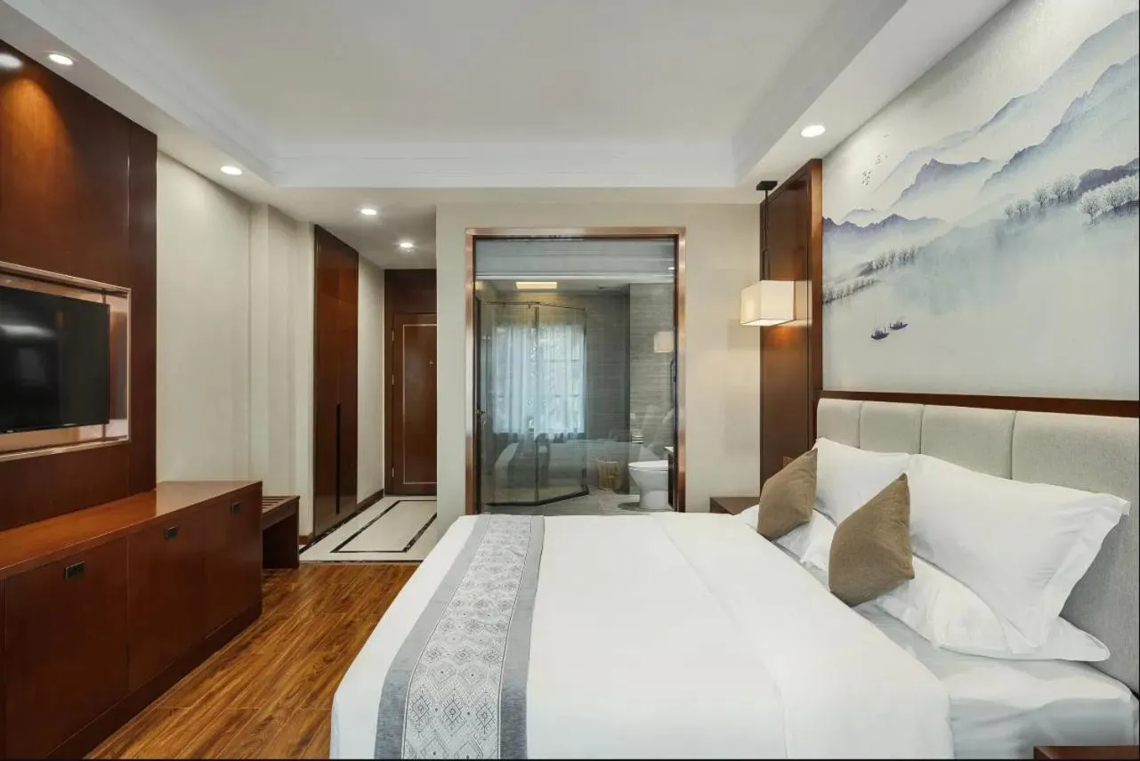 Bed in Rose Garden International Hotel