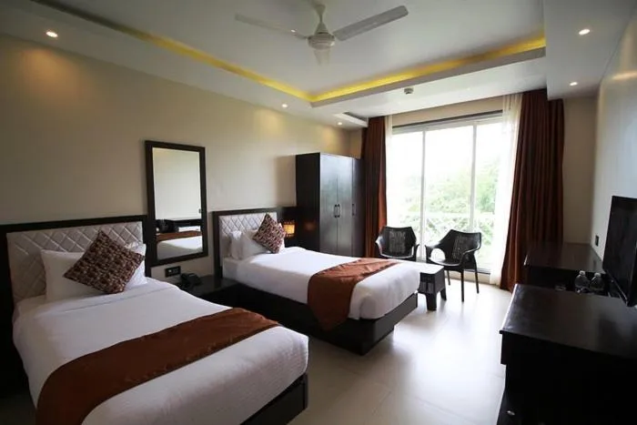 Bed in Hotel Golden Plateau