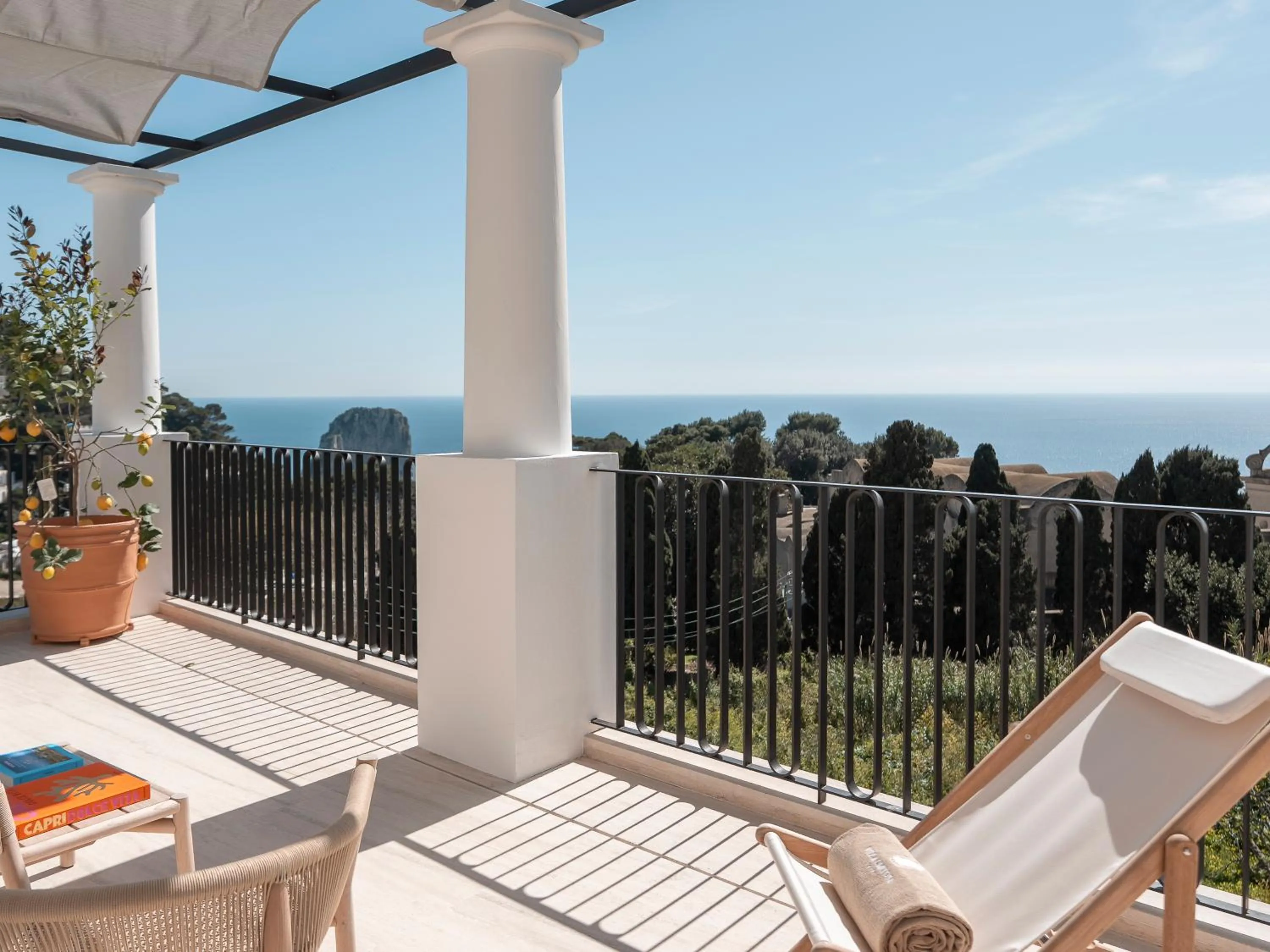 Balcony/Terrace in Villa Certosa