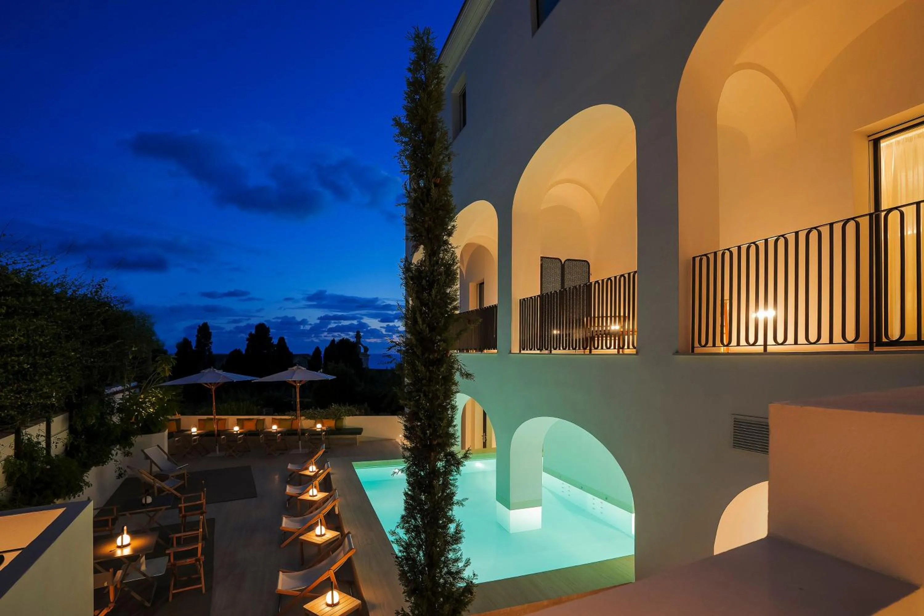 Night in Villa Certosa