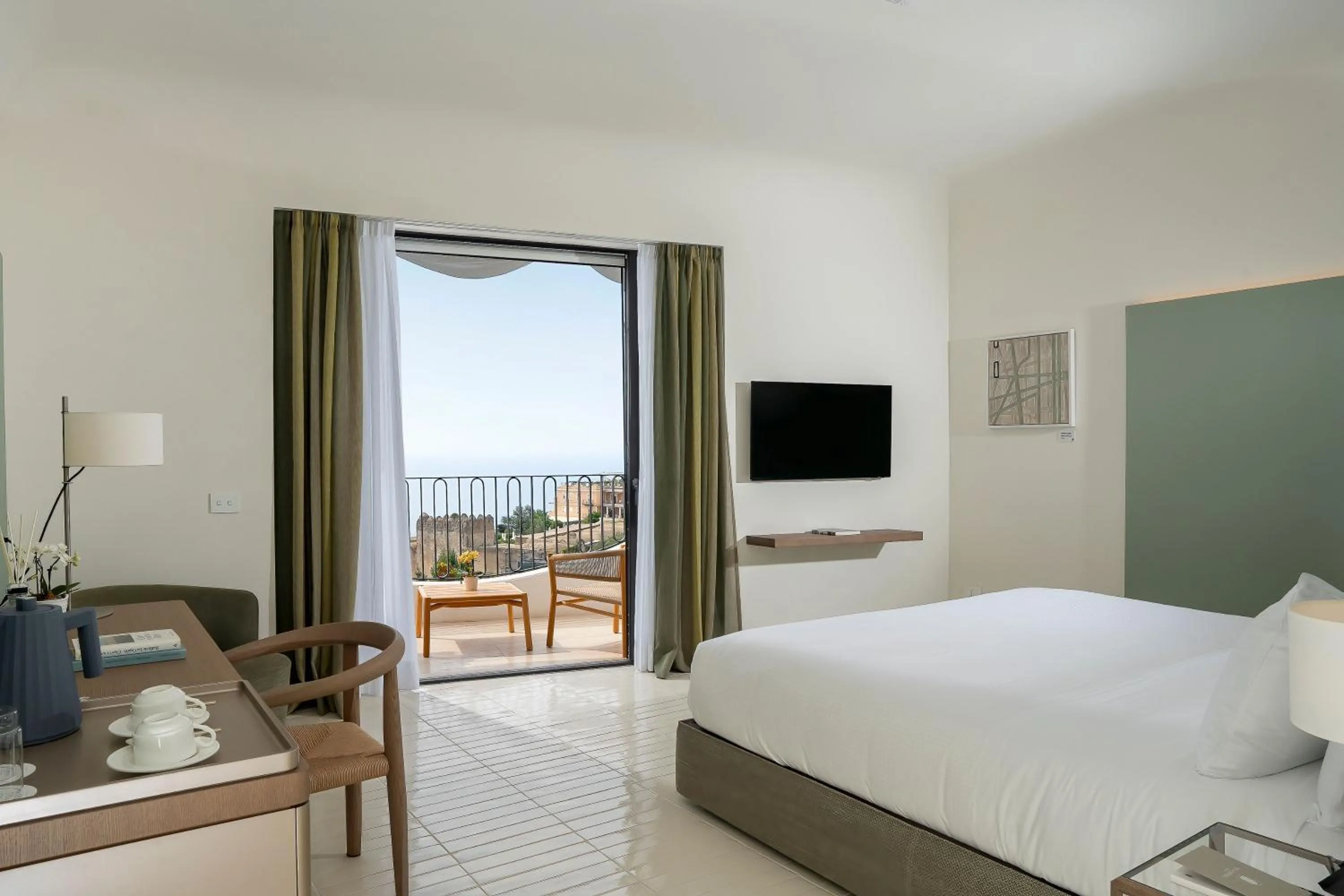 Natural landscape, Bed in Villa Certosa