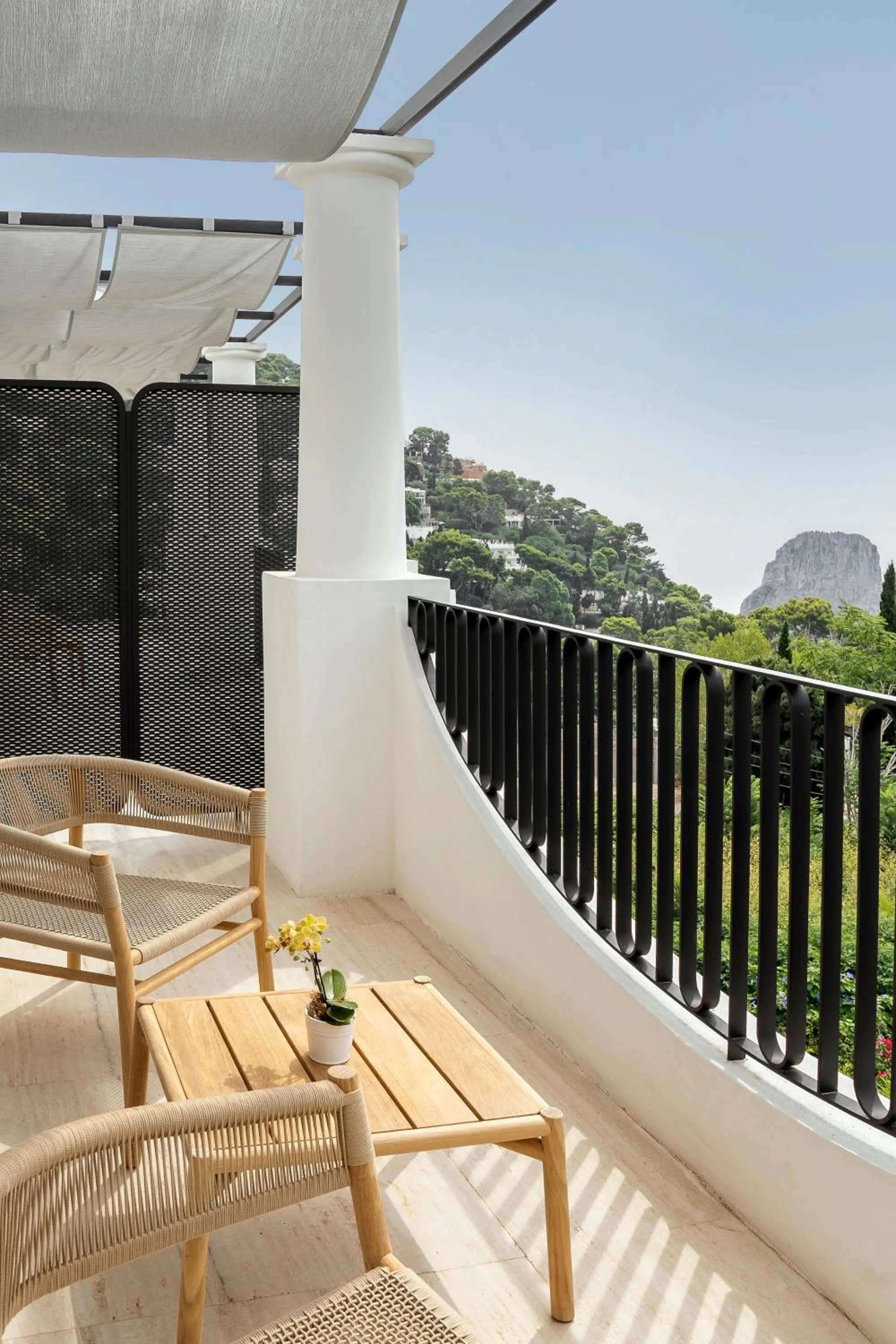 Natural landscape in Villa Certosa