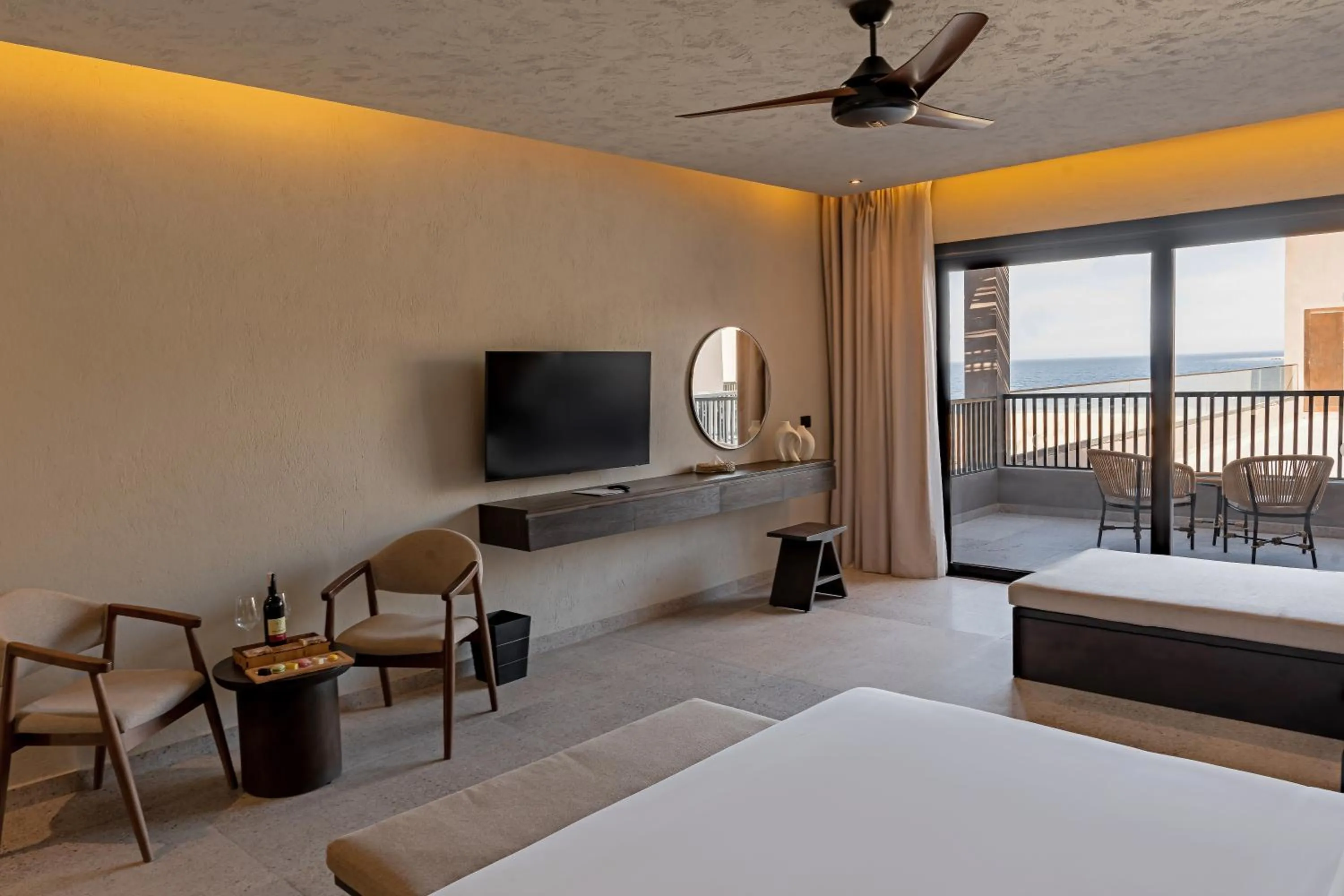 Seating area, Bed in Sentido Naga Bay - Adults friendly