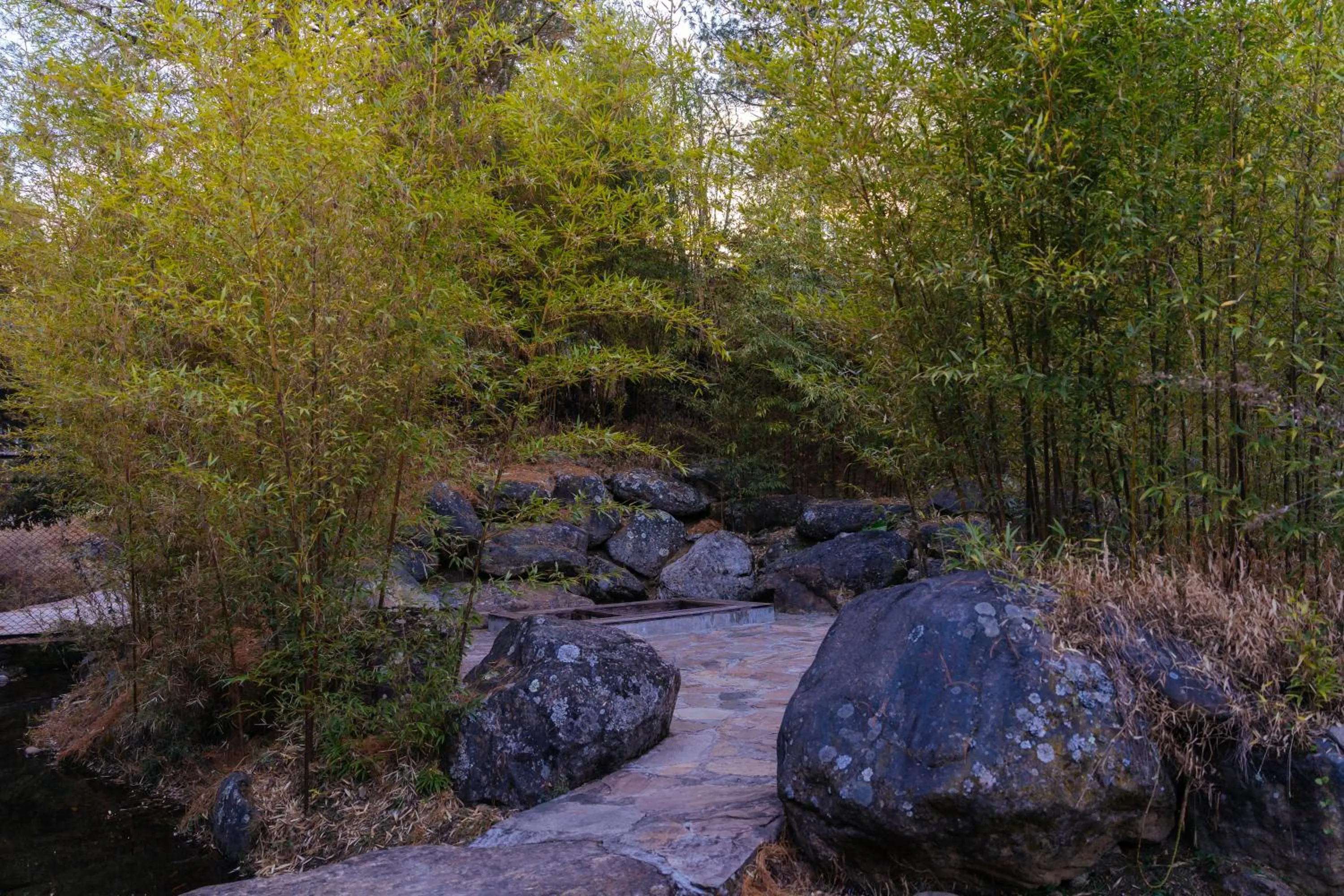 Open Air Bath in Zhiwaling Heritage