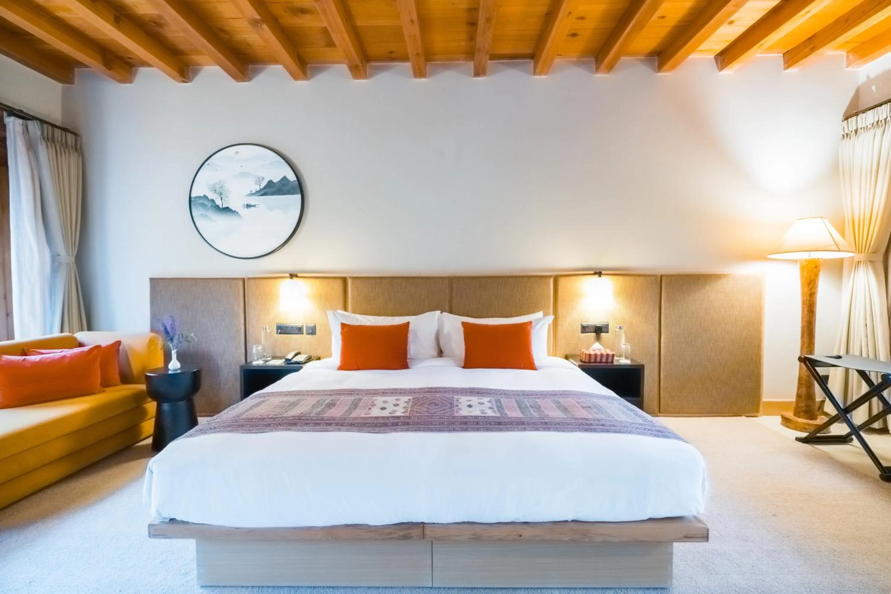 Photo of the whole room, Bed in Zhiwaling Heritage