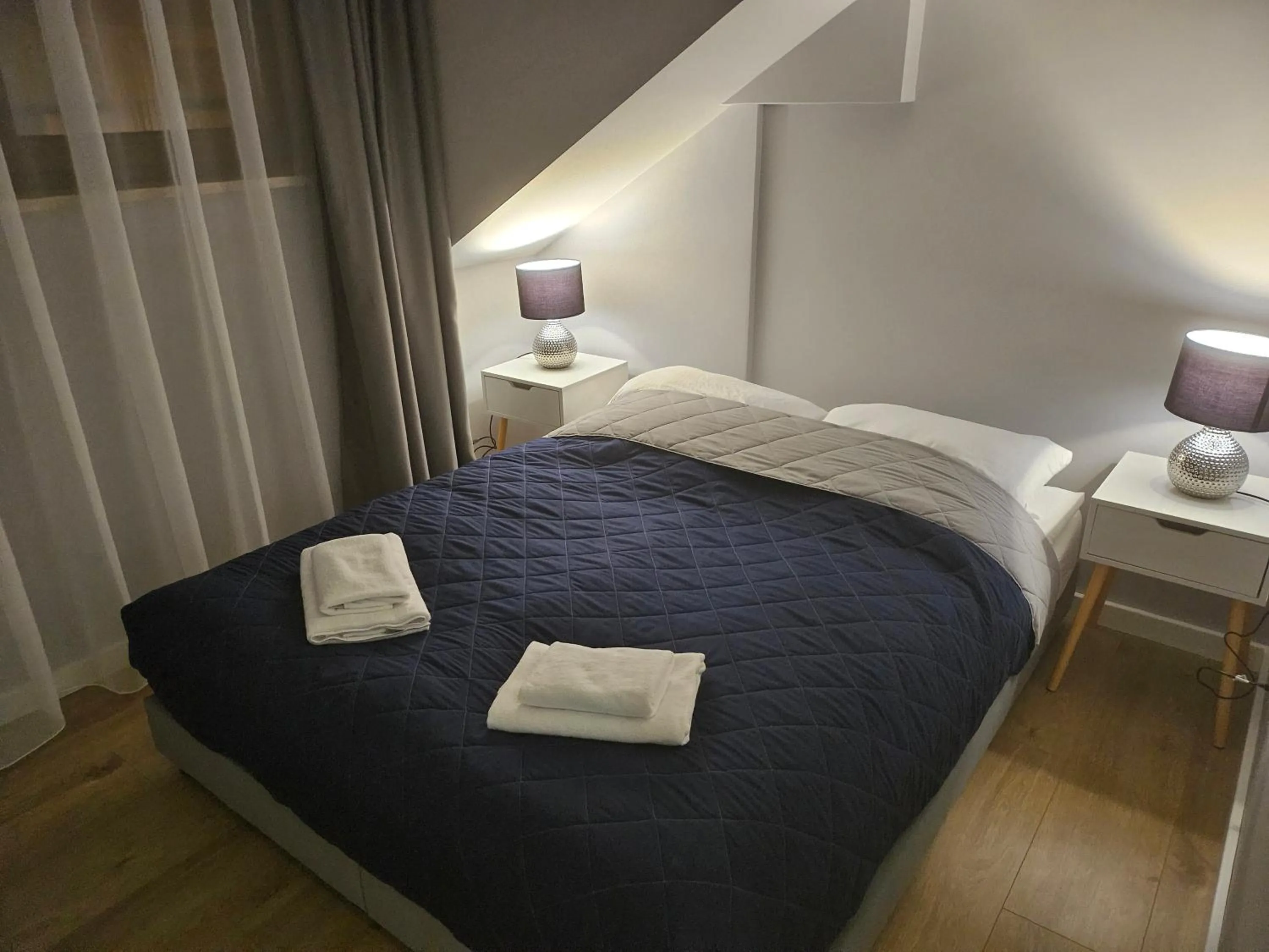 Bedroom, Bed in Aparthotel Warszawa