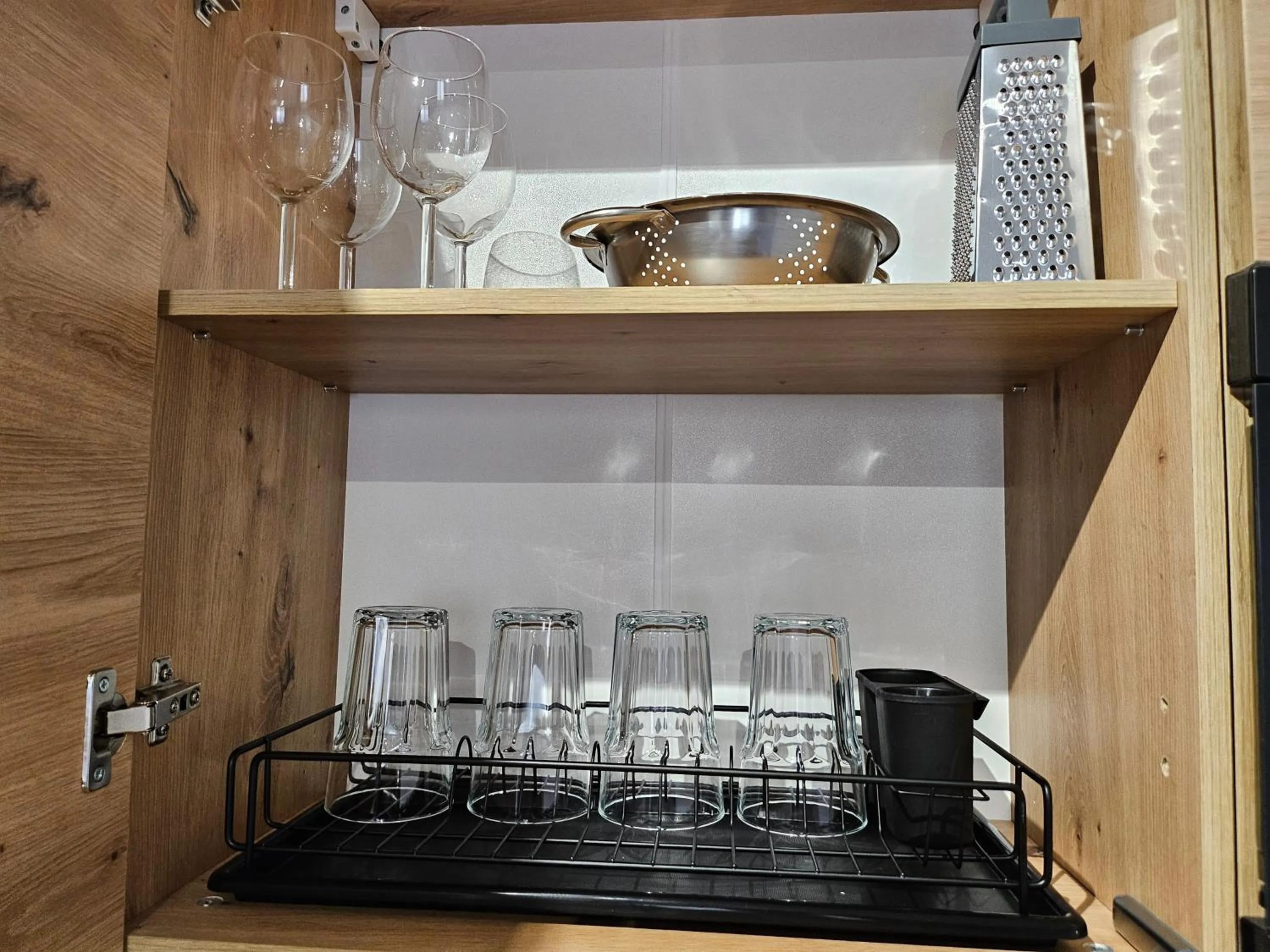 Kitchen or kitchenette in Aparthotel Warszawa