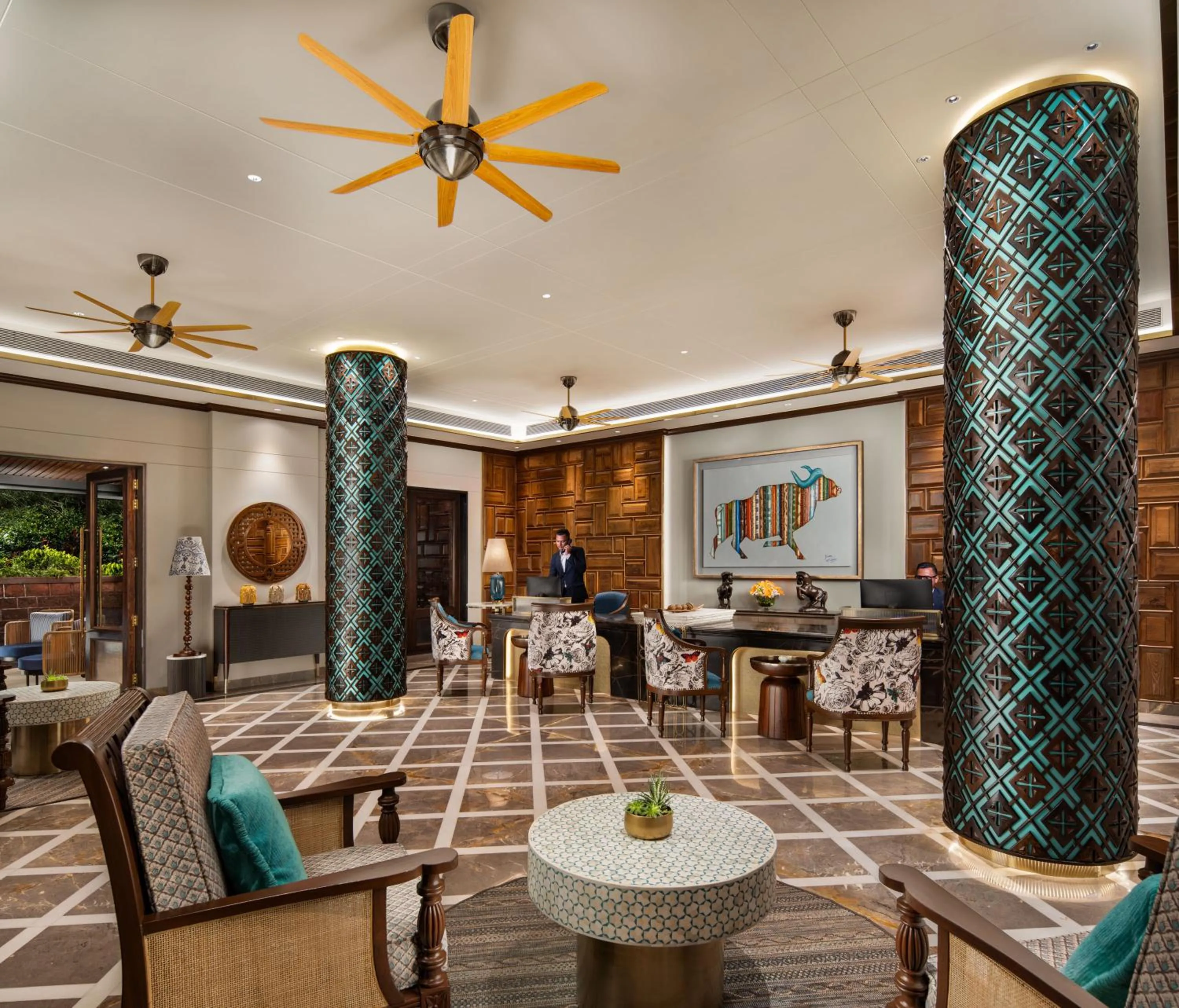 Lobby or reception in Fountain, Mahabaleshwar - IHCL SeleQtions