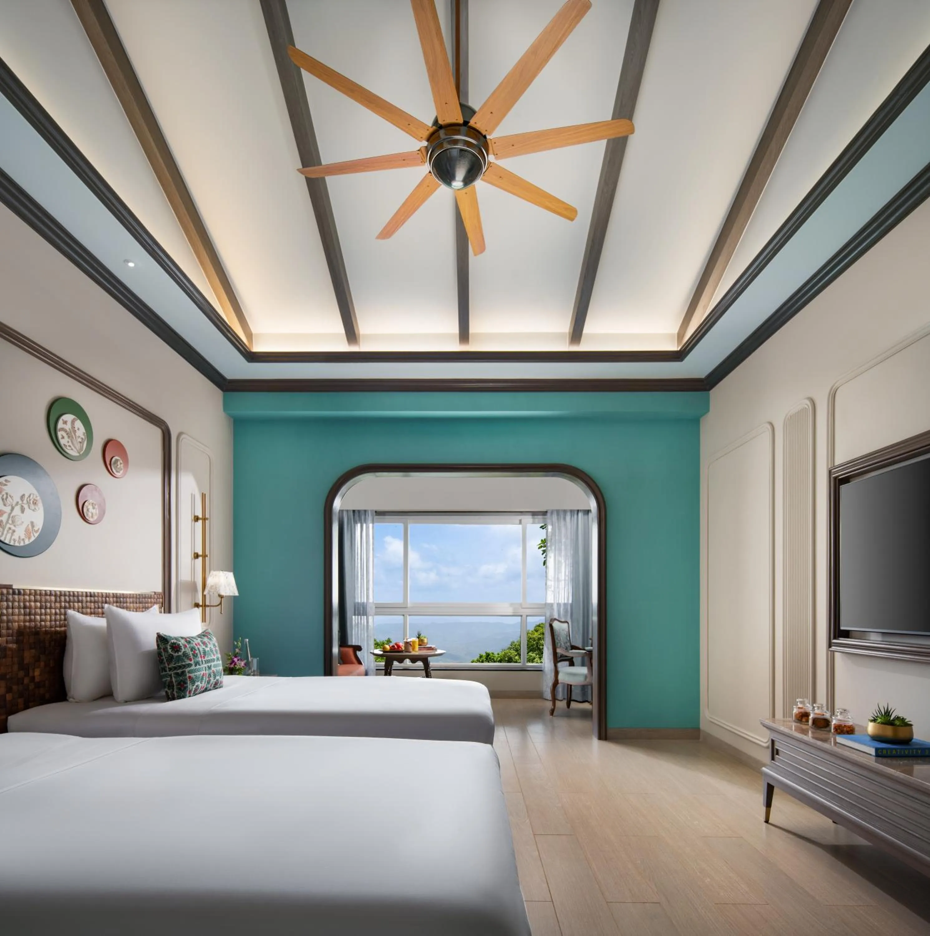 Bed in Fountain, Mahabaleshwar - IHCL SeleQtions