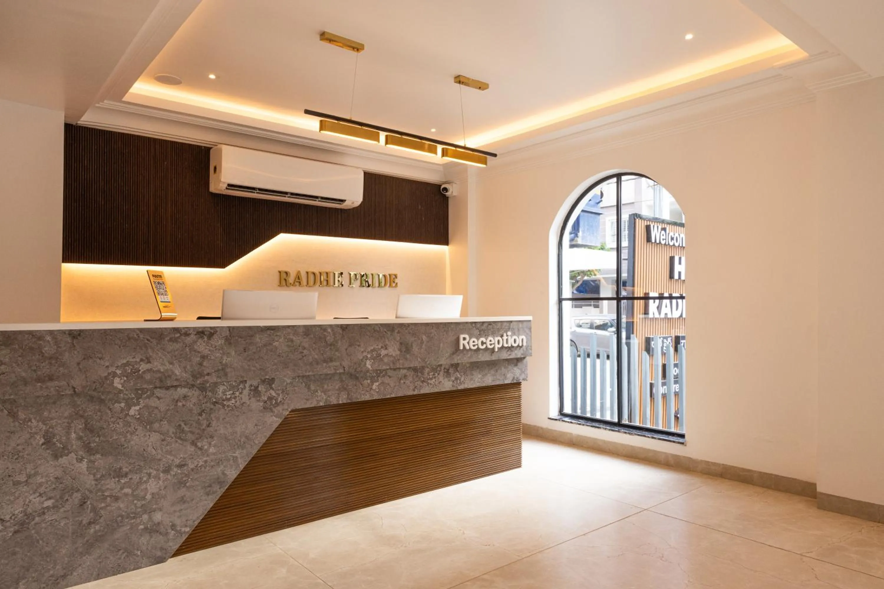 Lobby or reception in Hotel Radhe Pride Hitech City