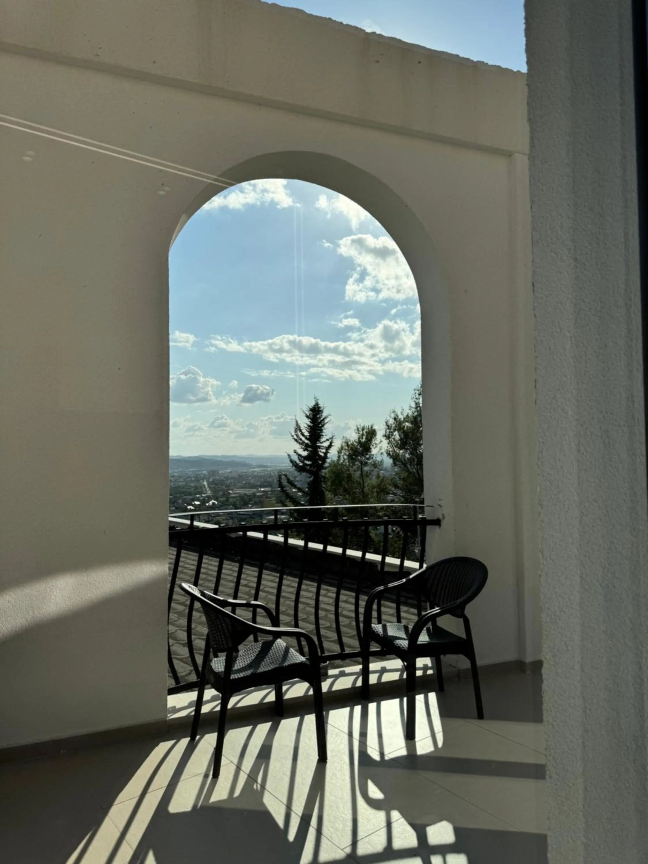 Balcony/Terrace in Hotel Panorama & Spa Elbasan
