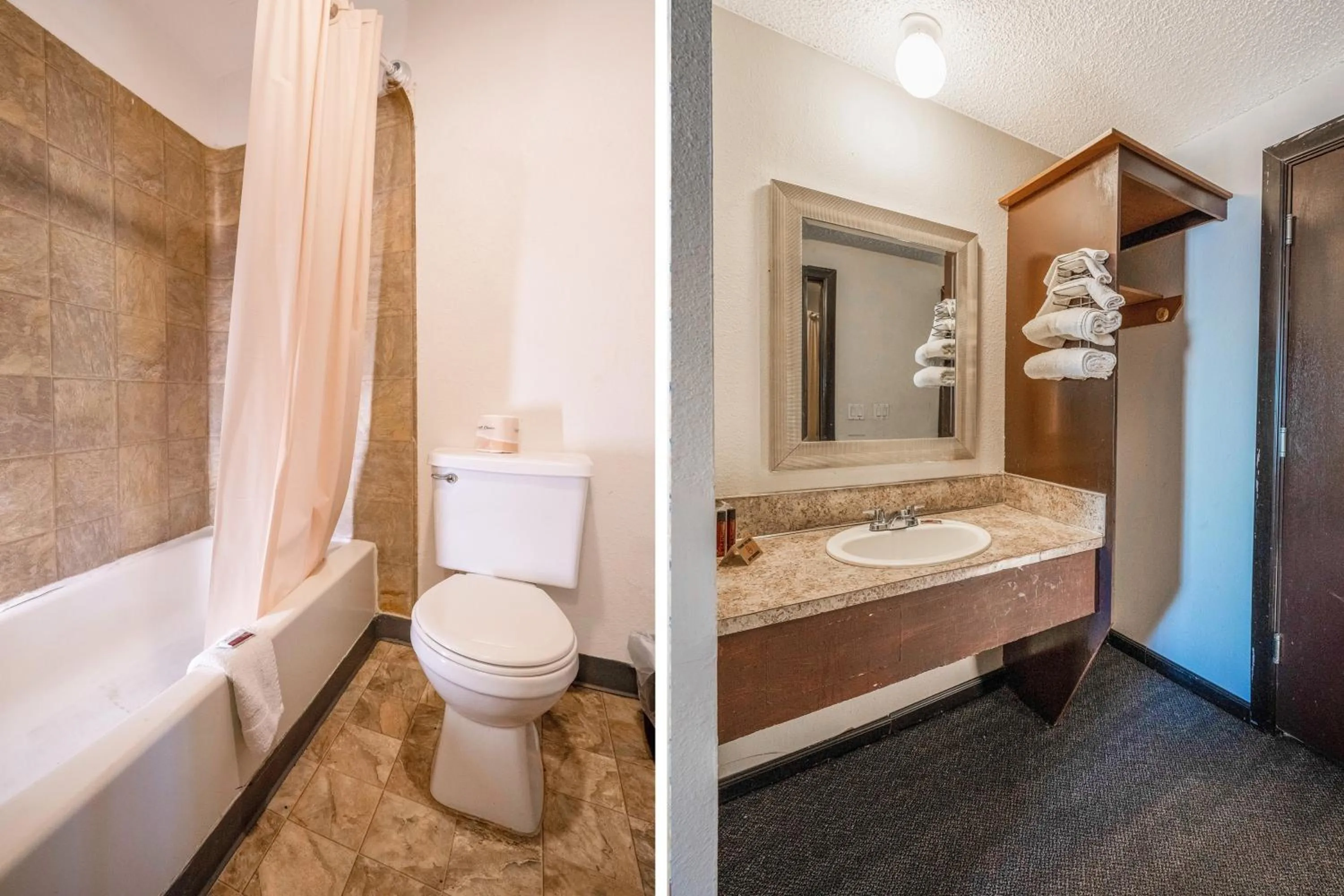 Bathroom in Unicorn Inn by OYO Portland