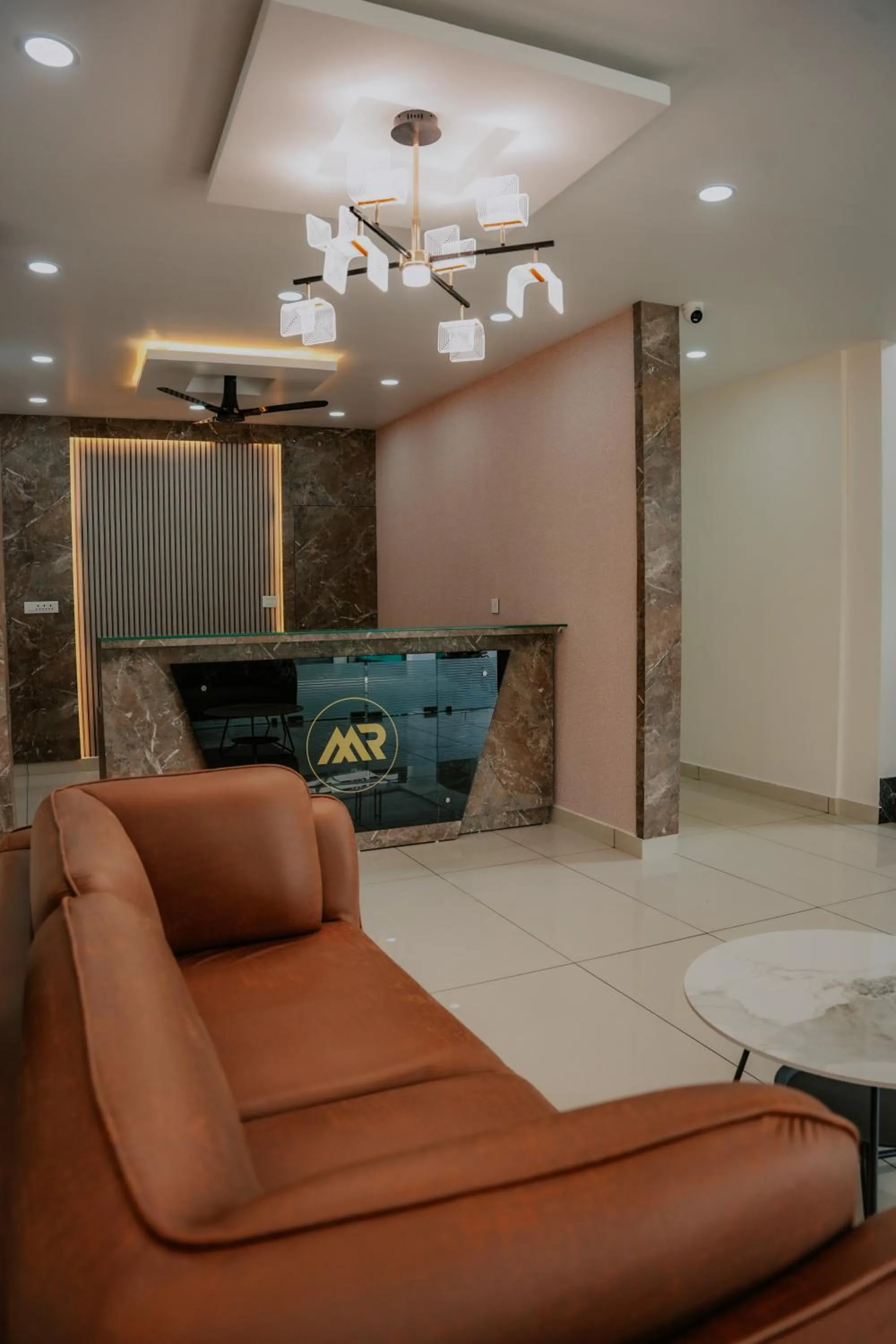 Seating area in Makkiyil Residency