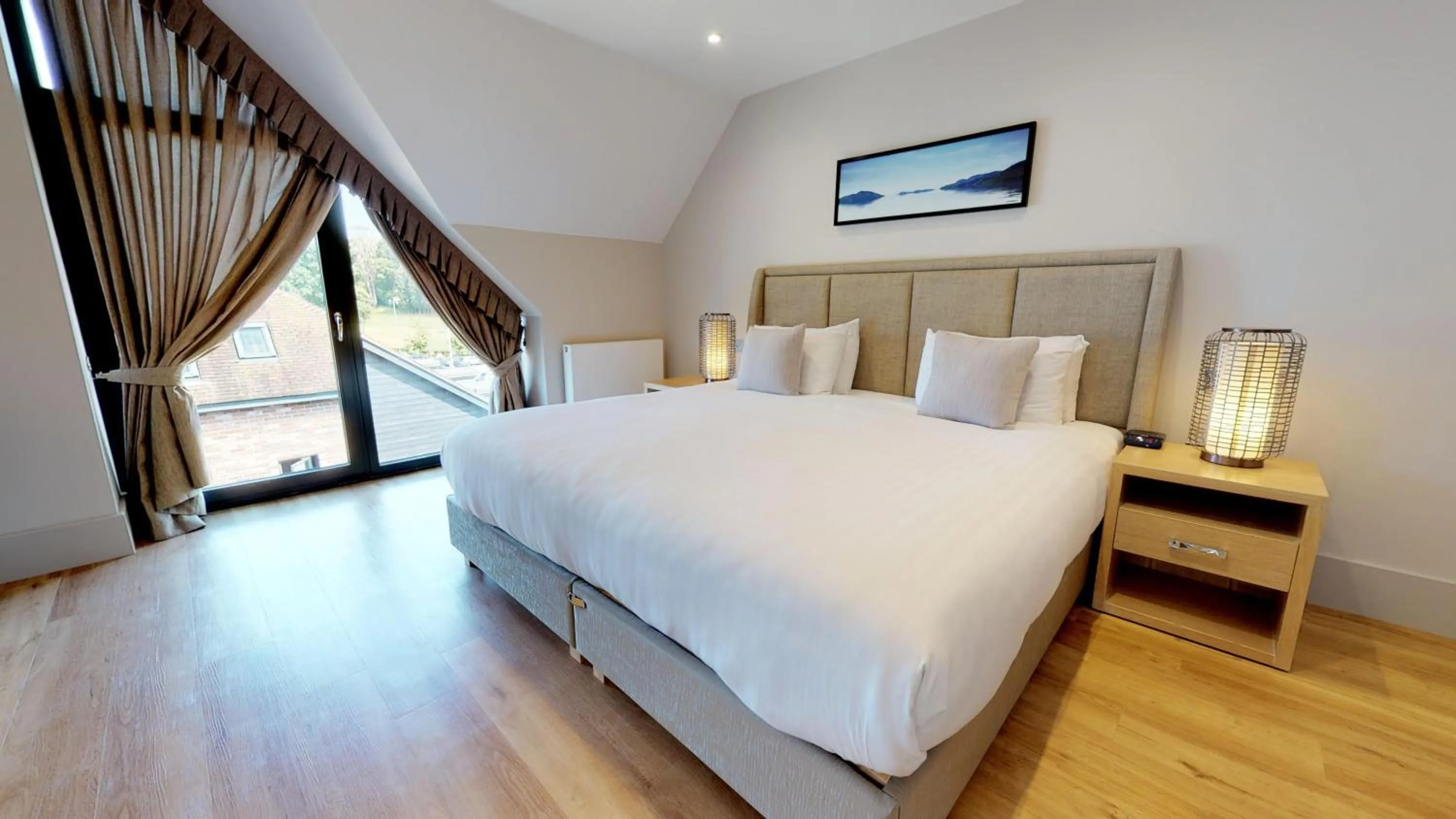 Bed in Old Thorns Hotel & Resort