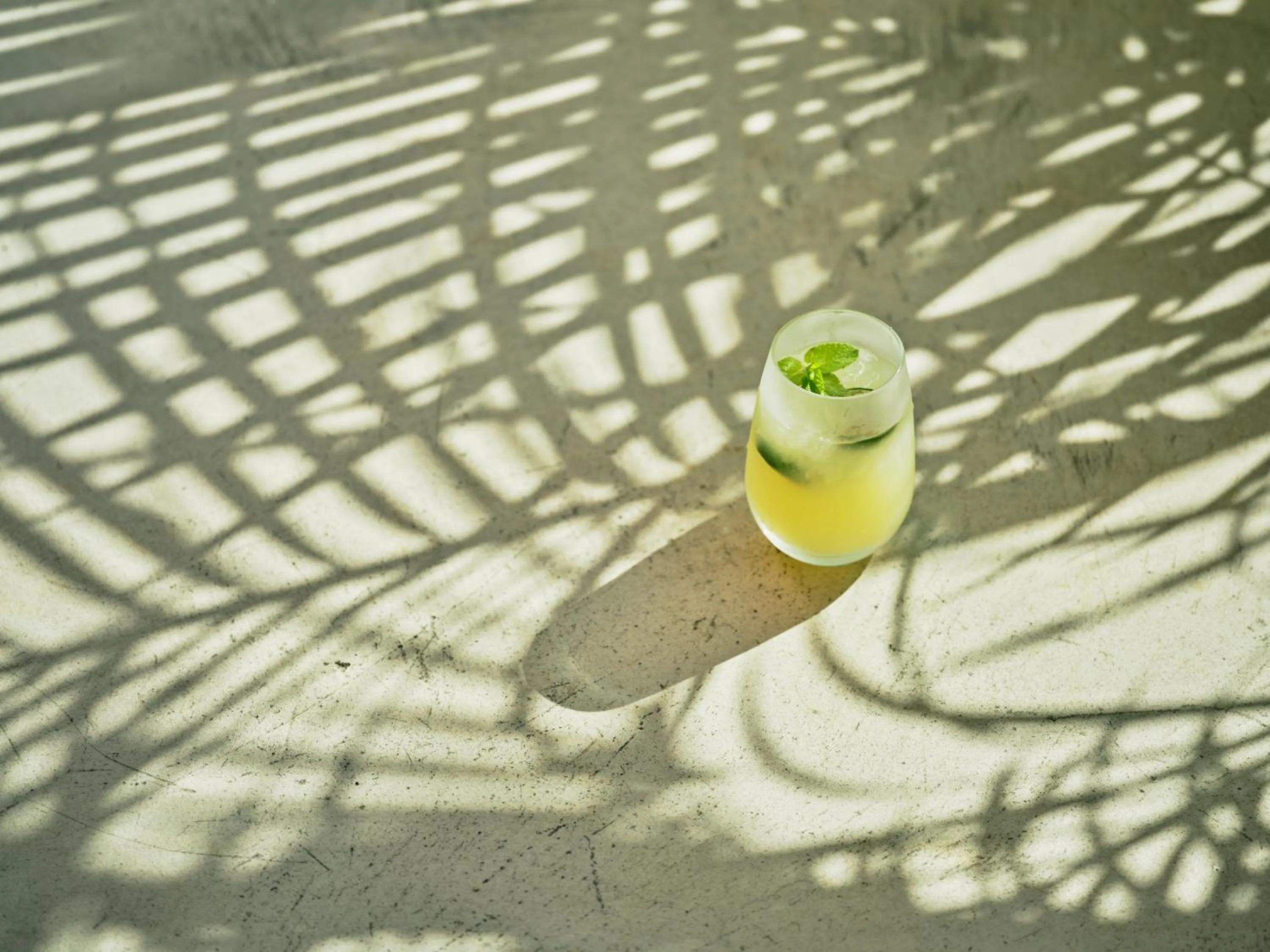 Drinks in YAWN YARD Kouri Island