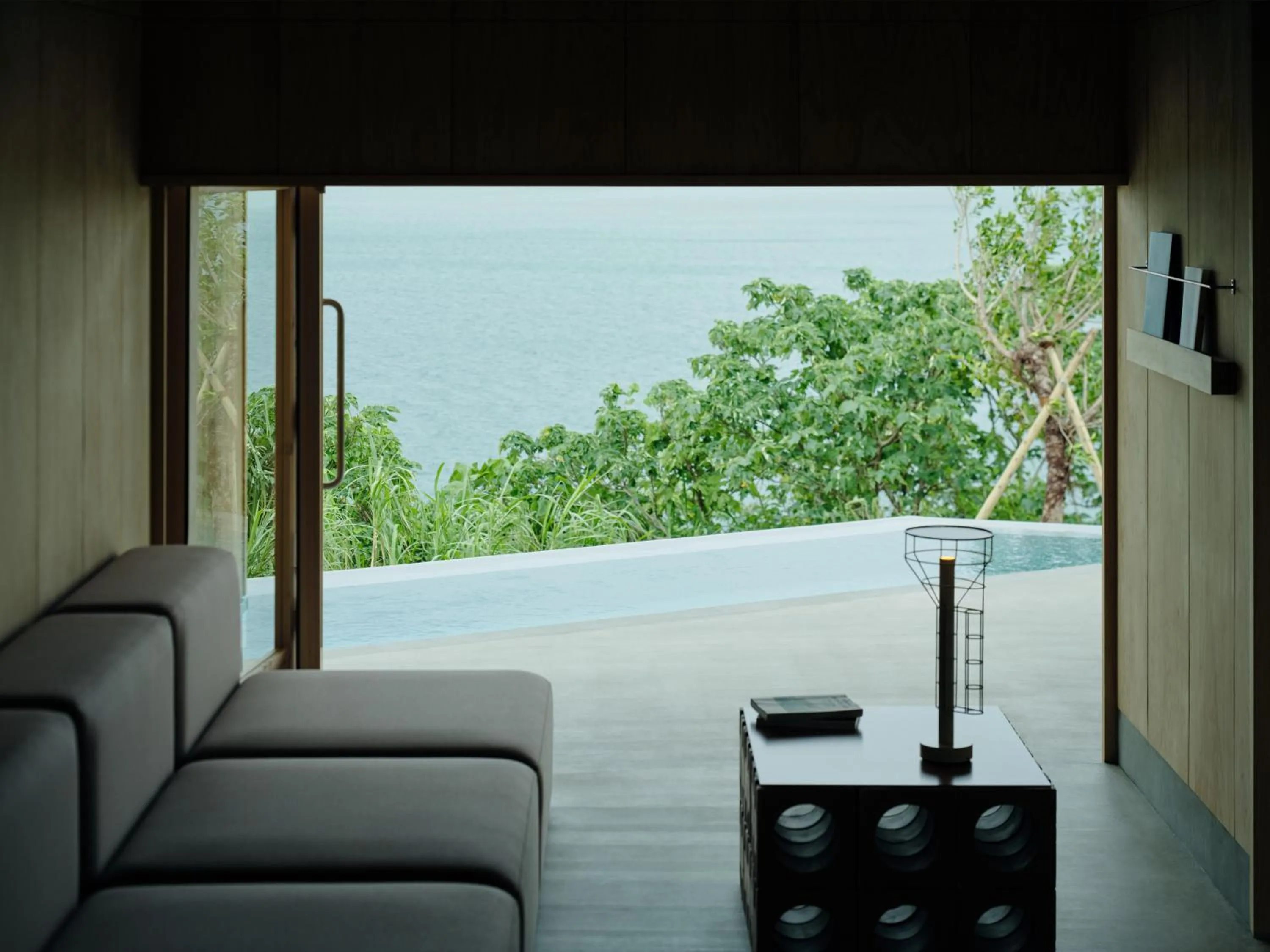 Dining area in YAWN YARD Kouri Island