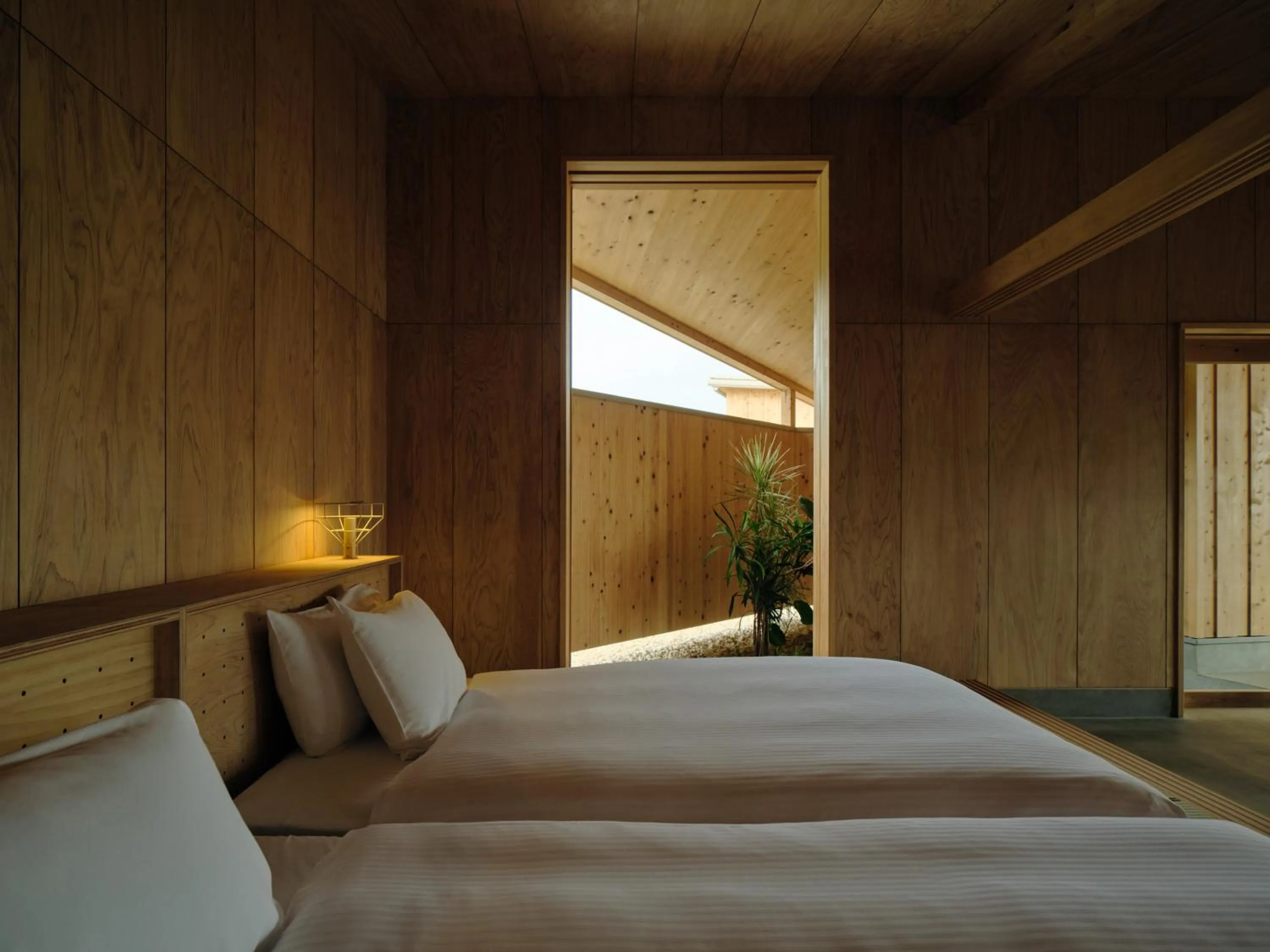 Bed in YAWN YARD Kouri Island