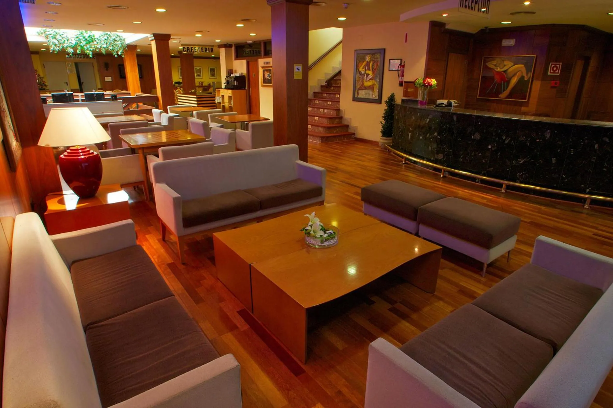 Lobby or reception in Hotel Borgia