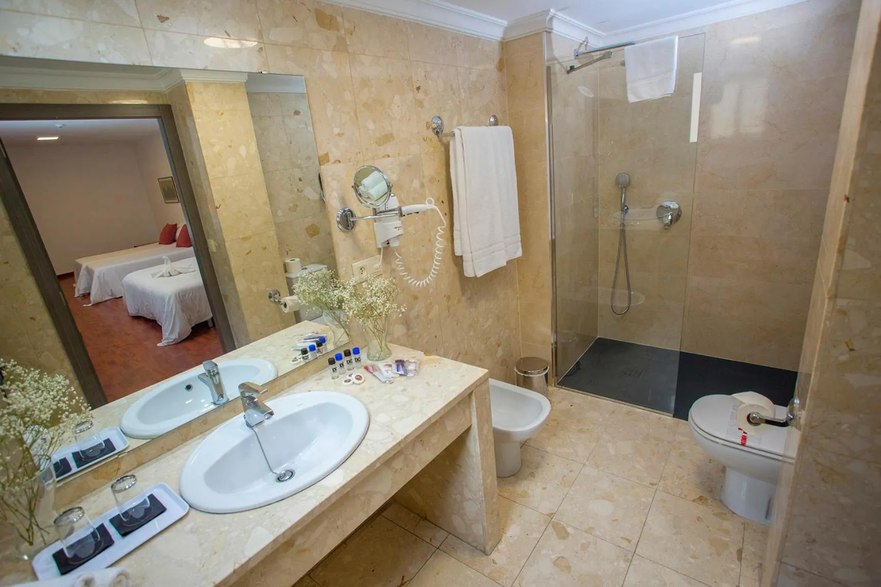 Bathroom in Hotel Borgia