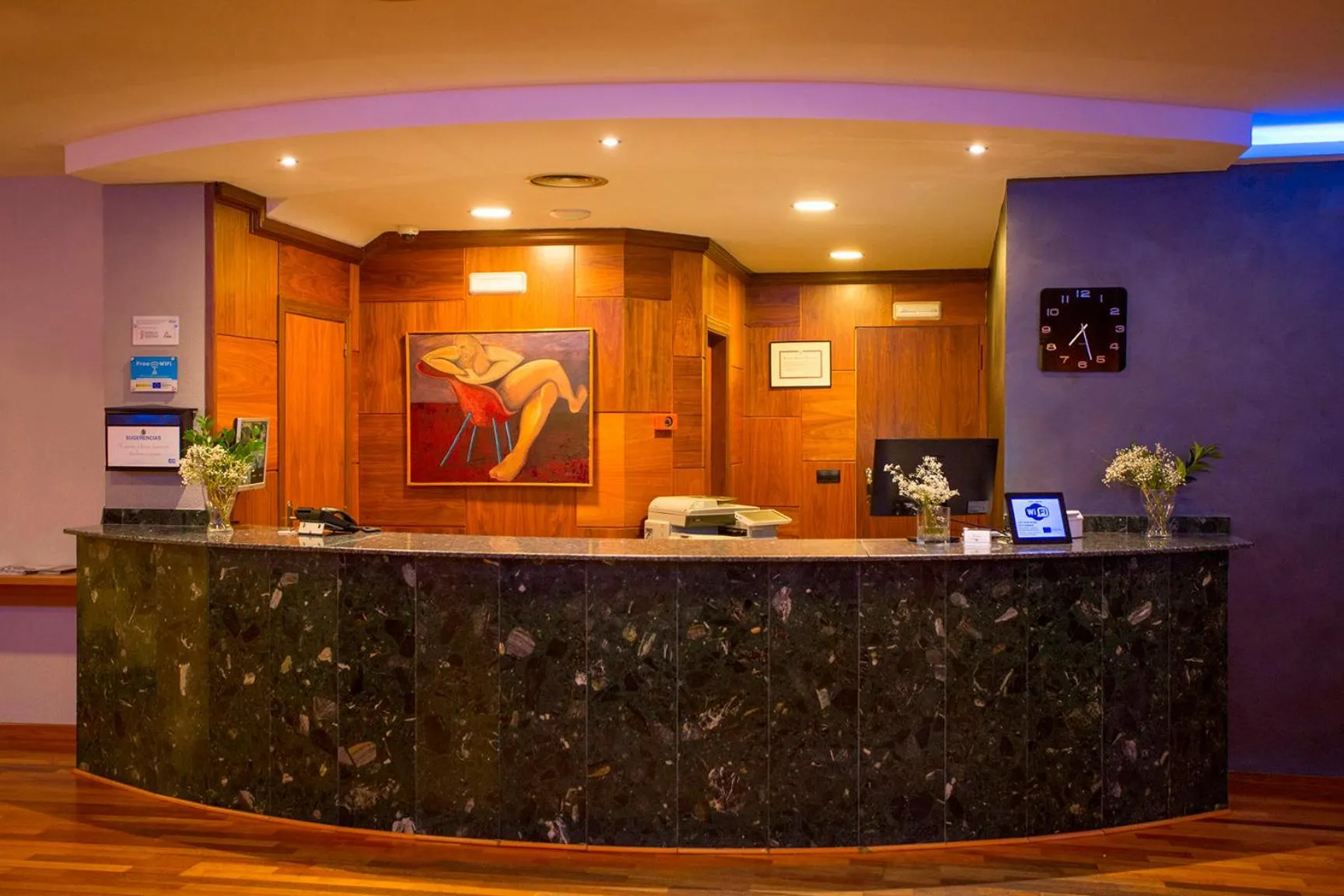 Lobby or reception in Hotel Borgia