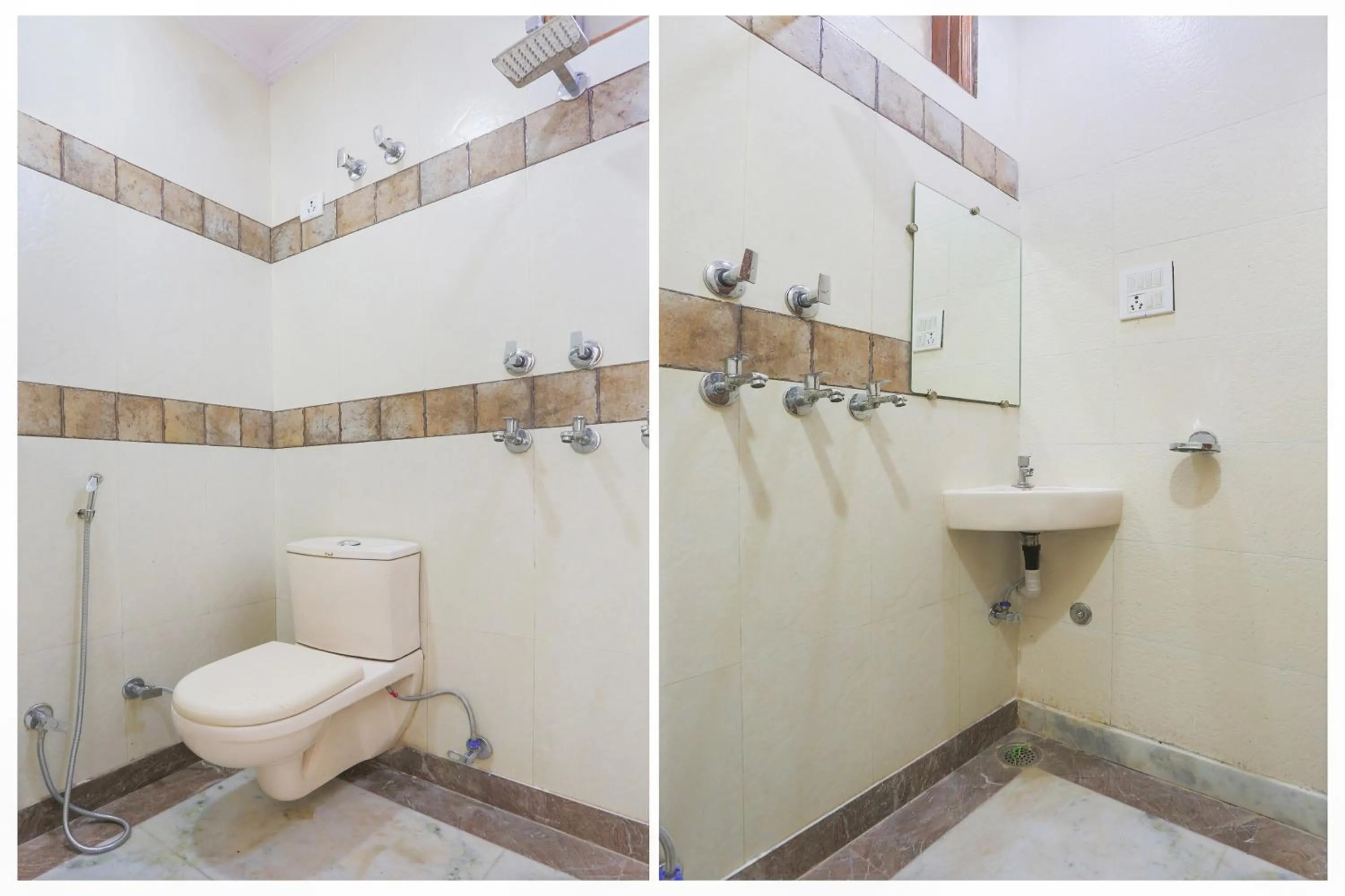 Bathroom in Hotel O Golden Key Rohini