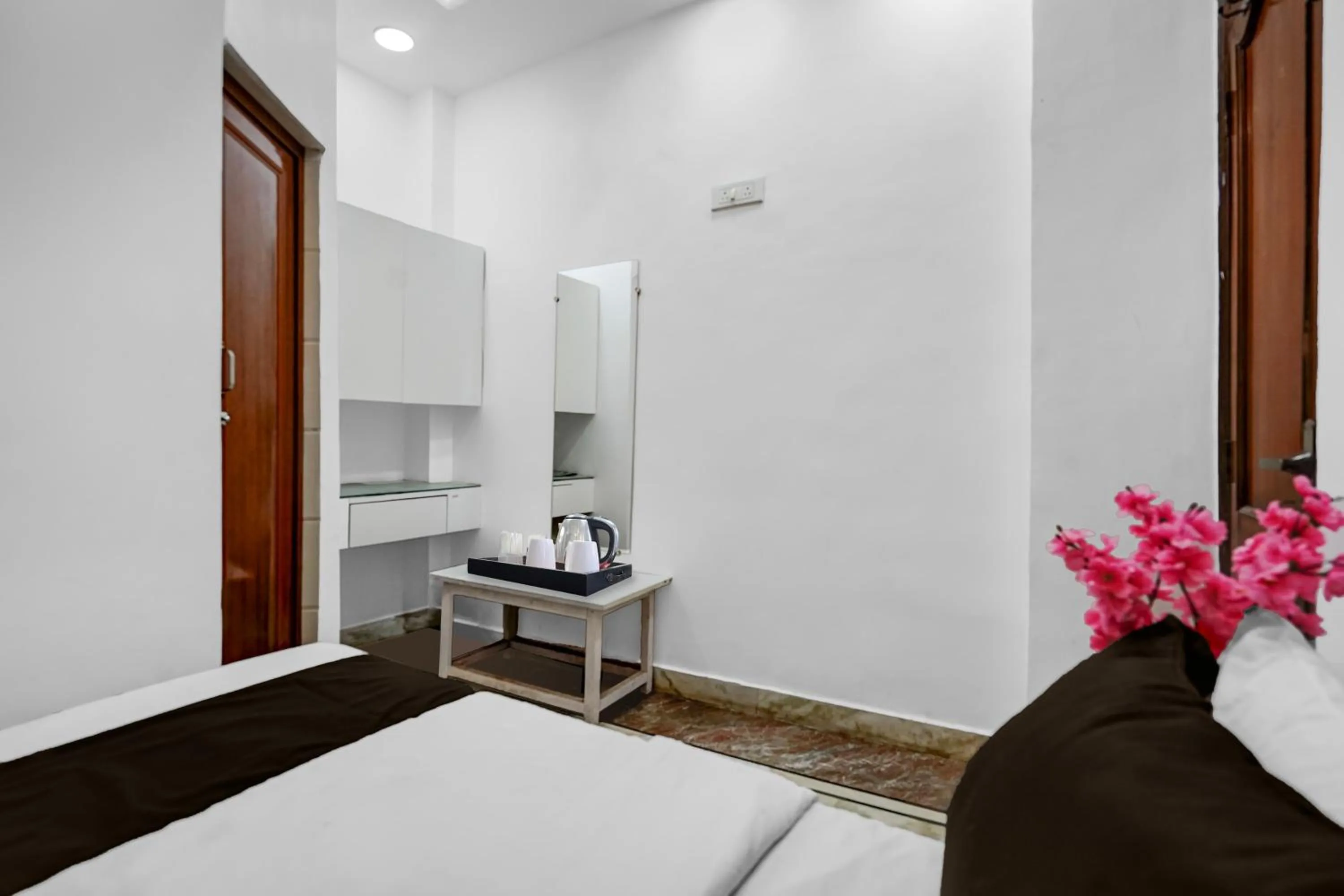 Bedroom, Bed in Hotel O Iskcon Temple Rohini Formerly Golden Key