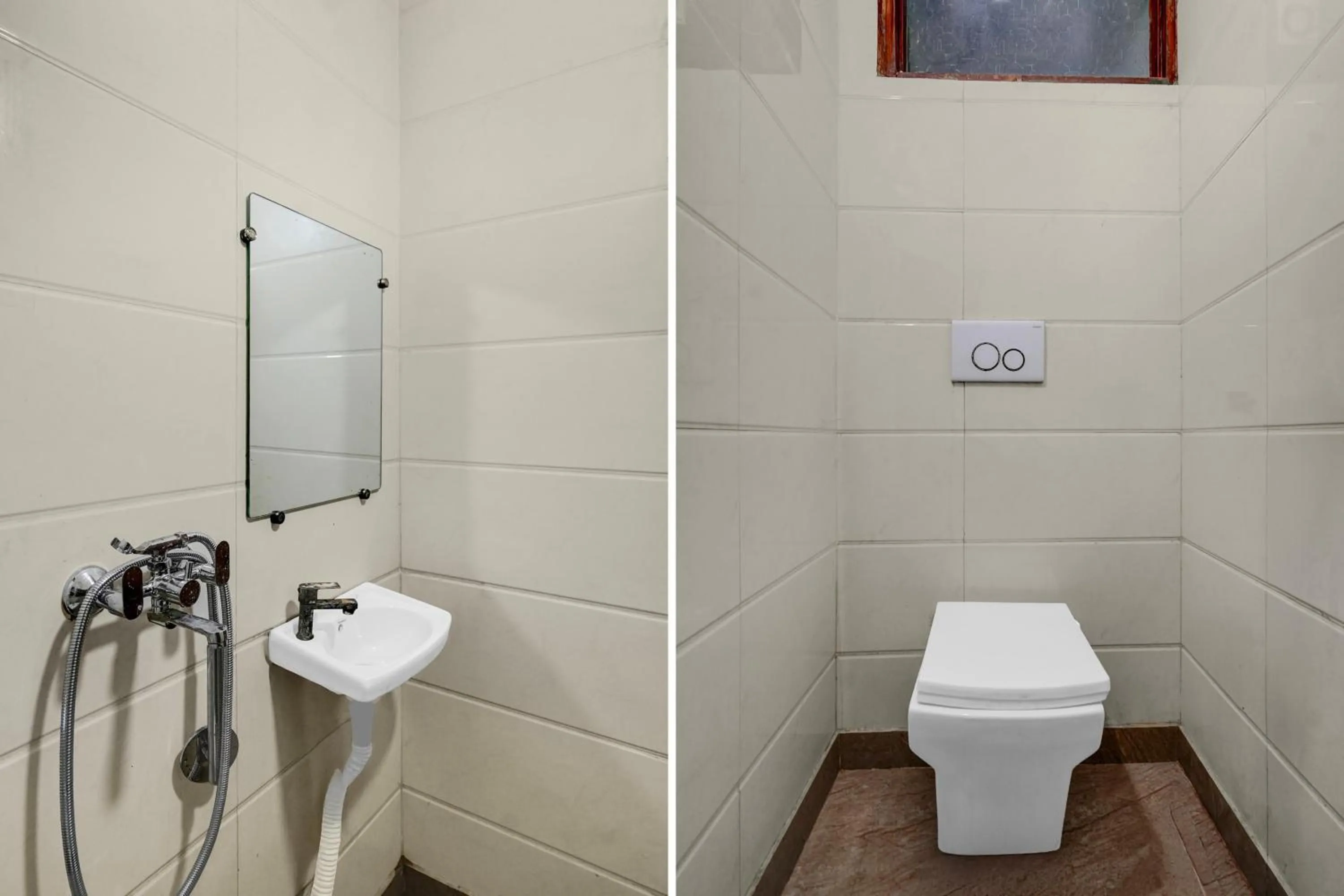 Bathroom in Hotel O Iskcon Temple Rohini Formerly Golden Key