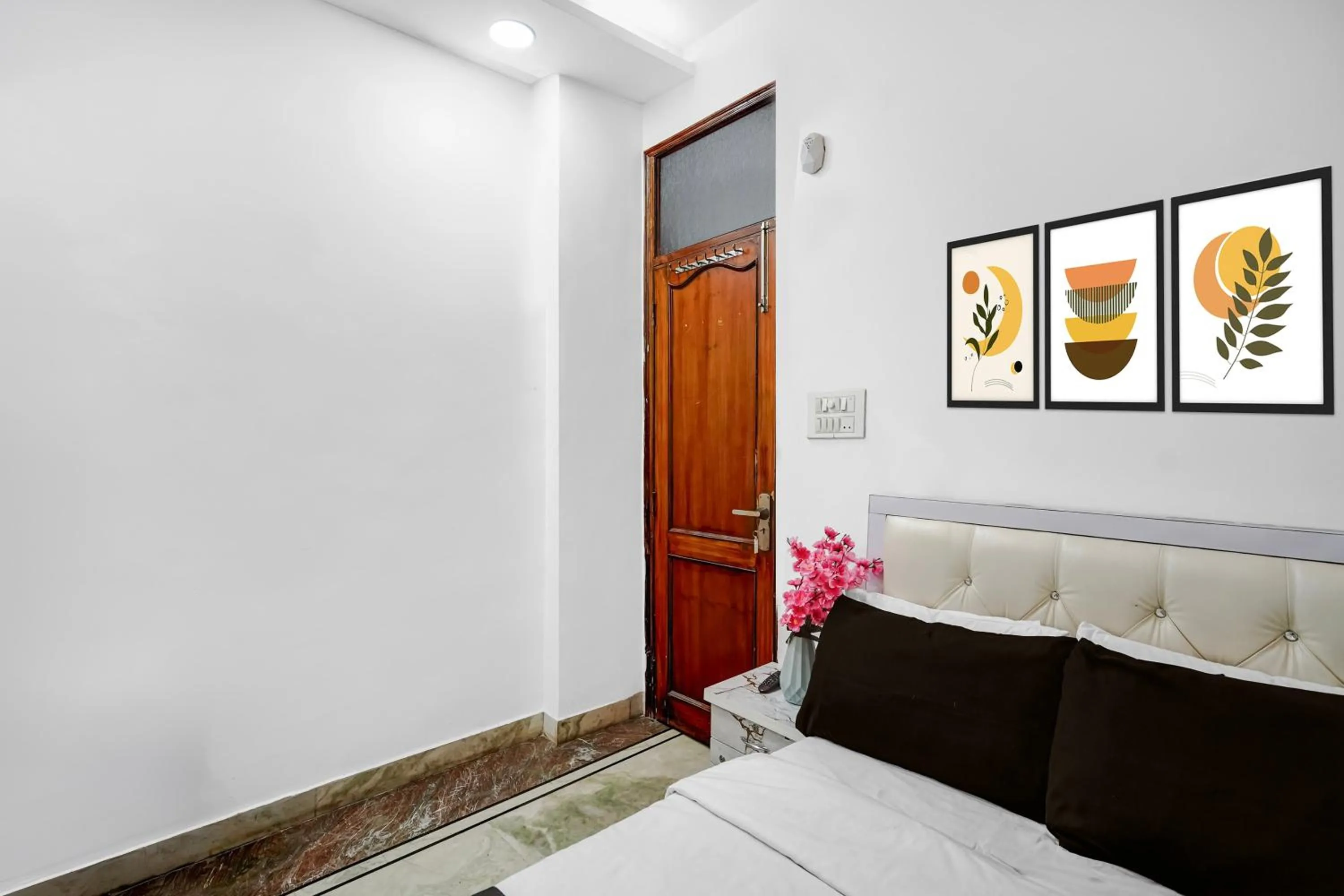 Bedroom, Bed in Hotel O Iskcon Temple Rohini Formerly Golden Key